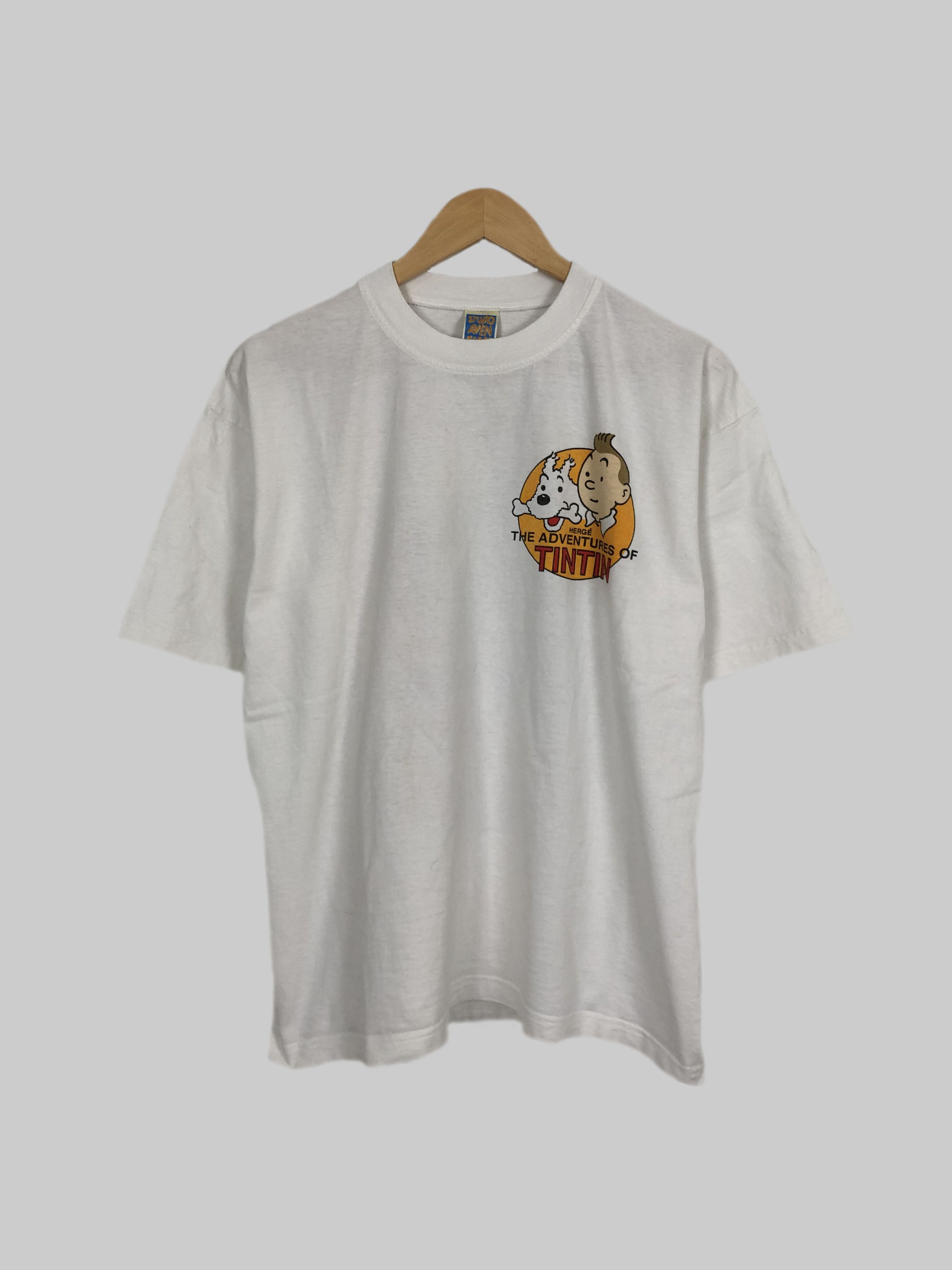 Cartoon Network Vintage 90s The Adventure Of TinTin The Blue Lotus Size US XL / EU 56 / 4 - 2 Thumbnail