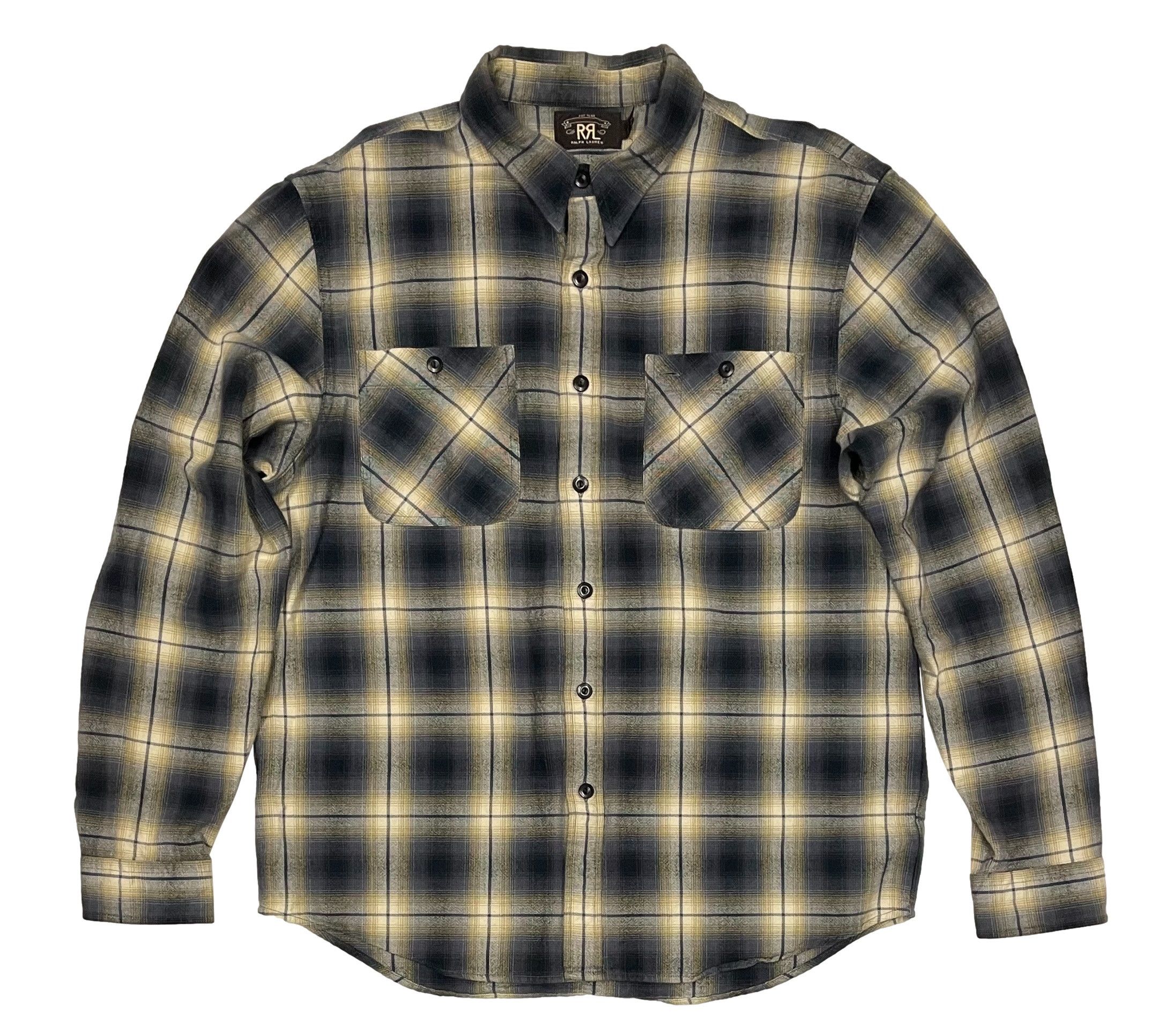 RRL Ralph Lauren RRL Ralph Lauren Double RL Plaid Flannel Shirt | Grailed