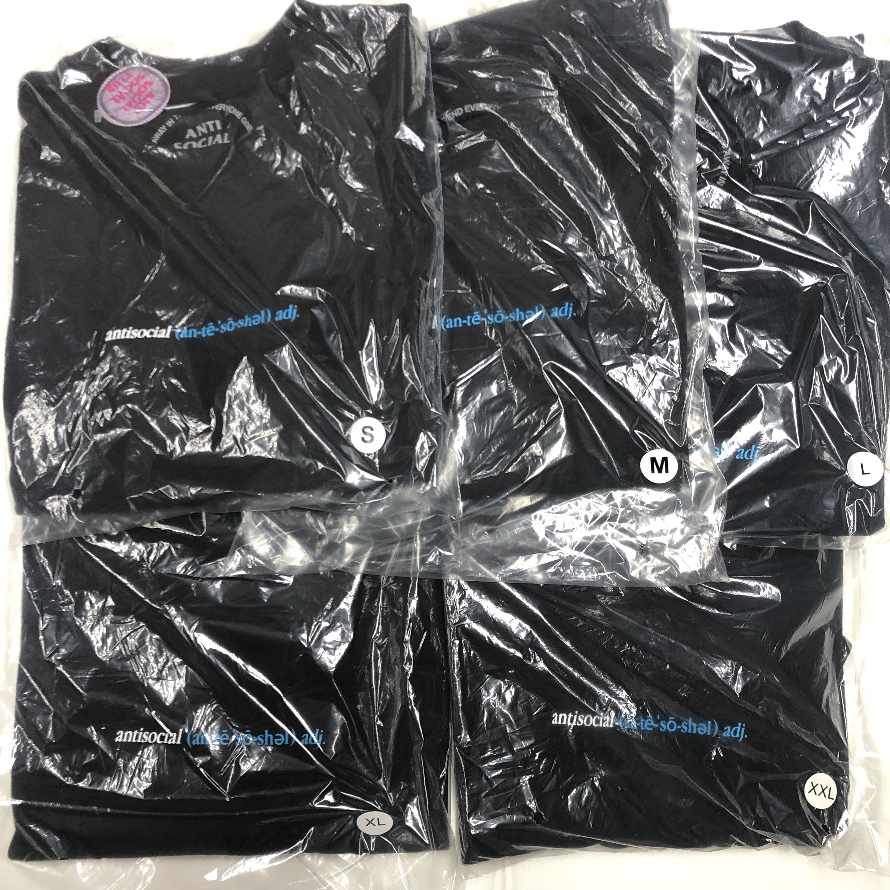 Anti Social Social Club × Members Only DS White Blue ASSC Enrolled Black Tee Bape kith FOG FTP CDG Size US L / EU 52-54 / 3 - 7 Thumbnail