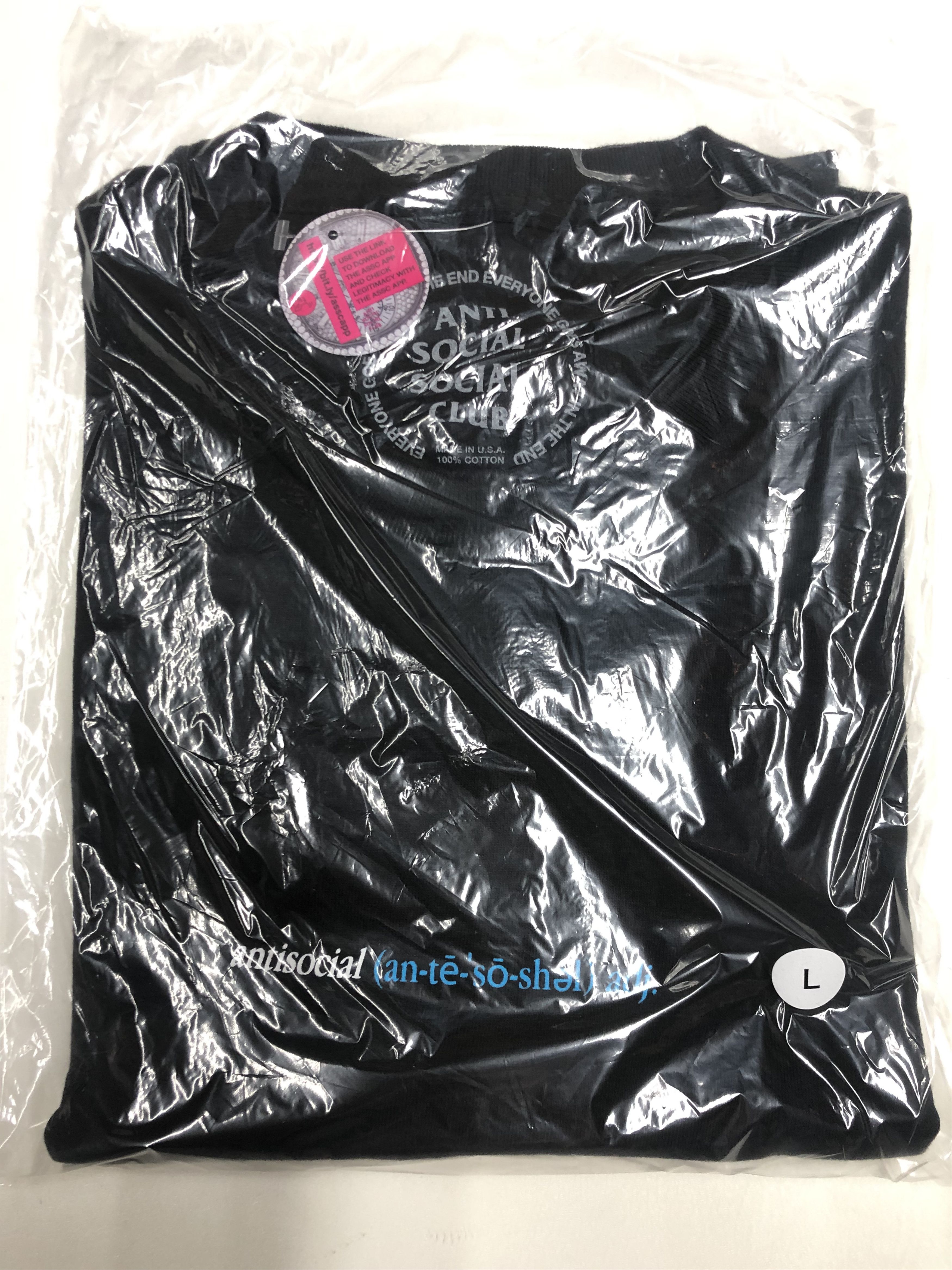 Anti Social Social Club × Members Only DS White Blue ASSC Enrolled Black Tee Bape kith FOG FTP CDG Size US L / EU 52-54 / 3 - 2 Thumbnail