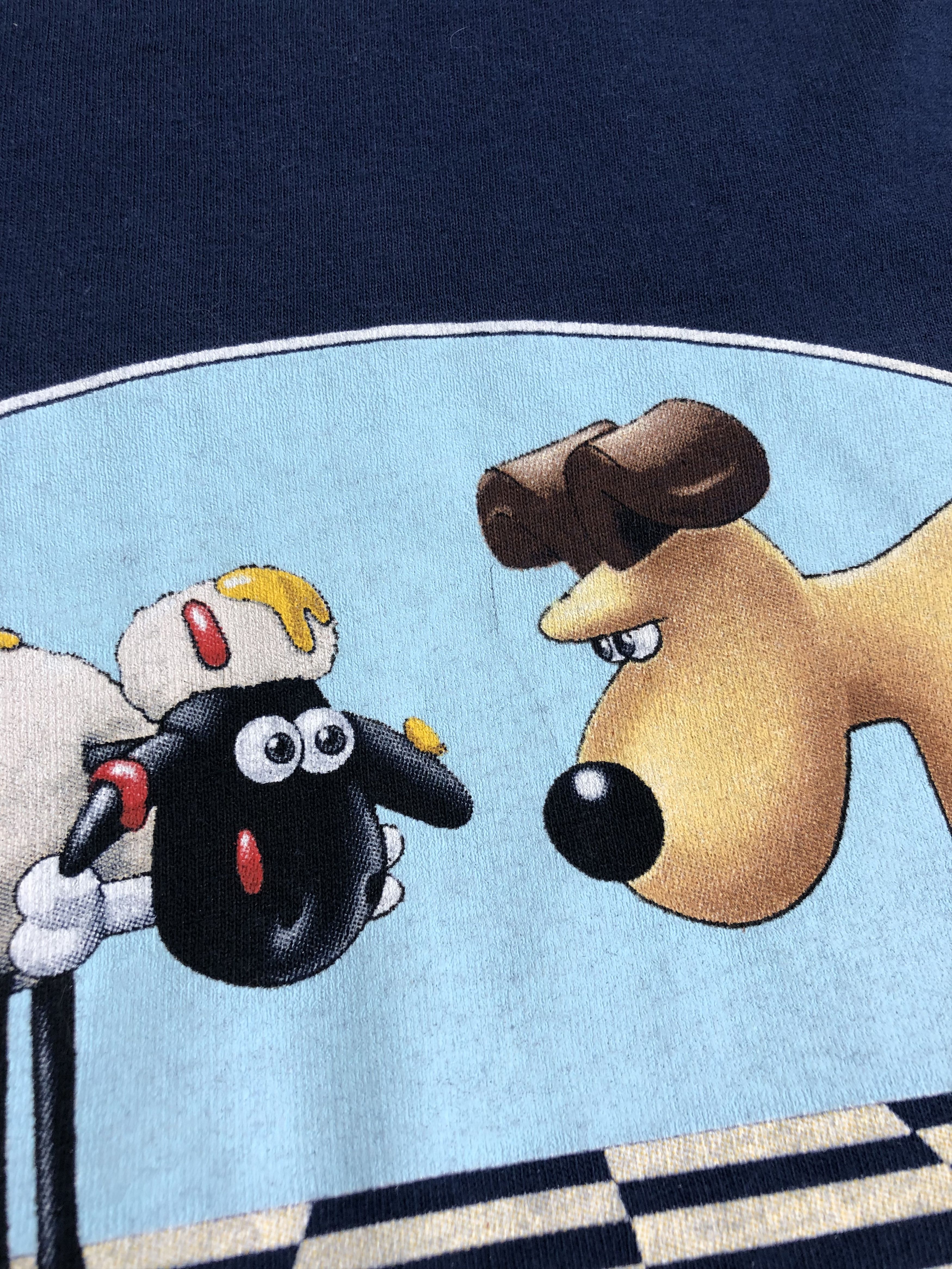 Cartoon Network Vintage 1989 Wallace and Gromit single (King of the Hill) Size US XL / EU 56 / 4 - 3 Thumbnail
