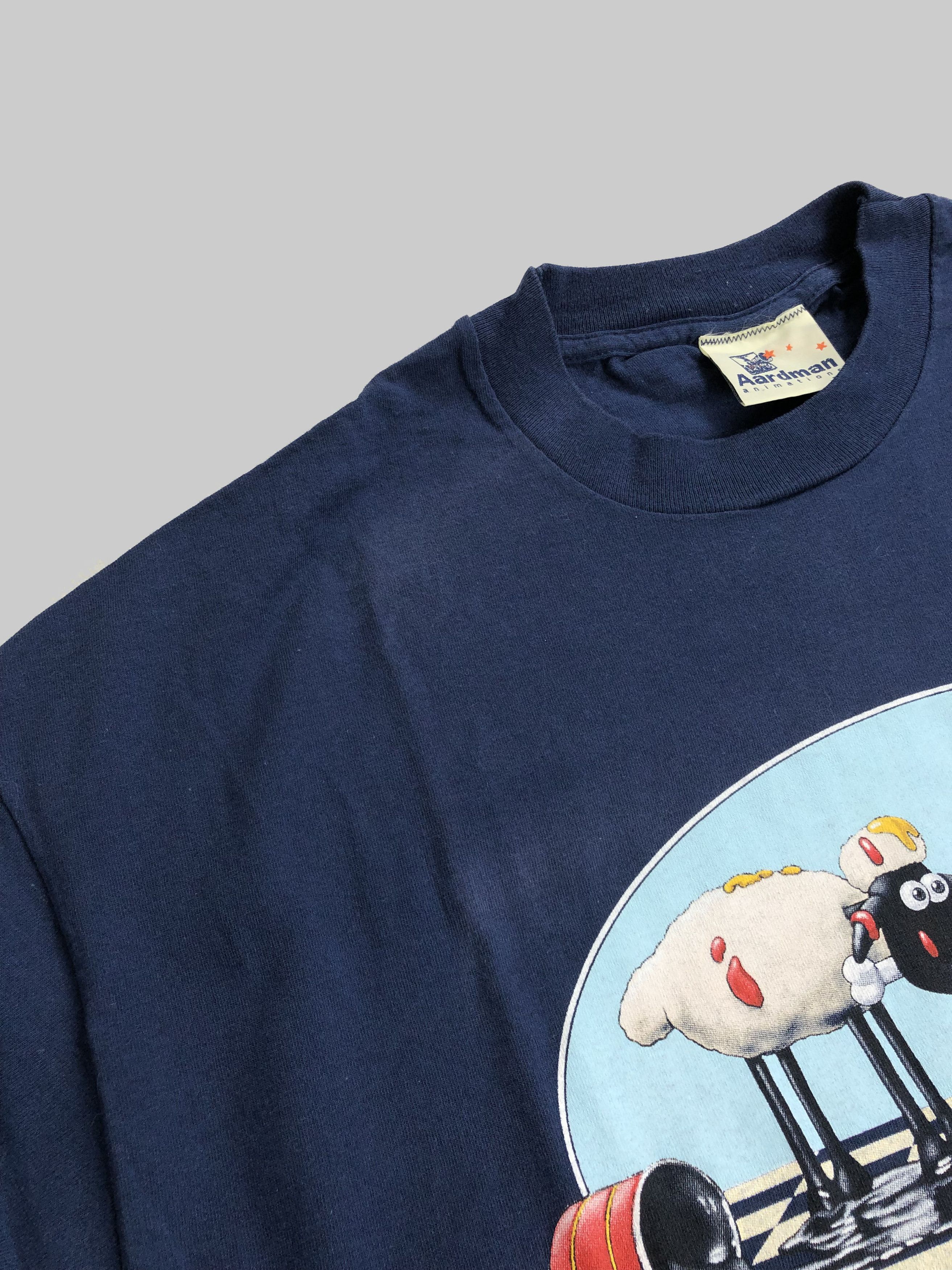 Cartoon Network Vintage 1989 Wallace and Gromit single (King of the Hill) Size US XL / EU 56 / 4 - 5 Thumbnail