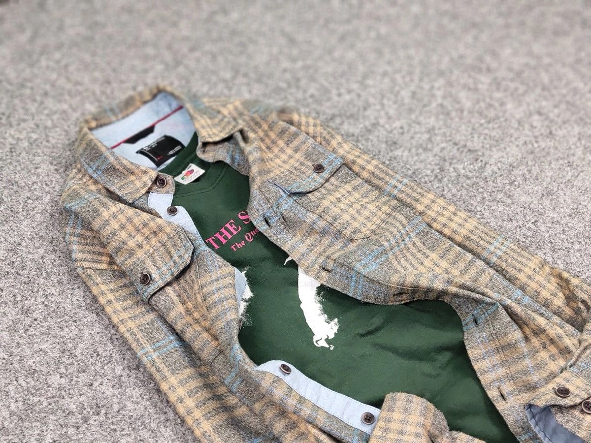 Flannel Vintage Flannel Shirt Travis Scott Style Size US M / EU 48-50 / 2 - 11 Thumbnail