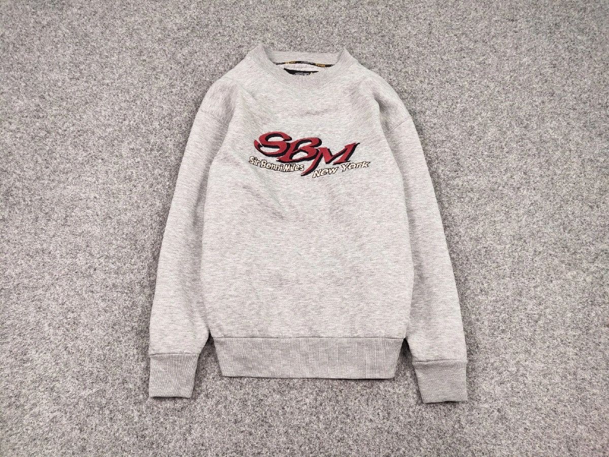Other Vintage Sir Benni Miles New York Logo Crewneck Sweatshirt Size US S / EU 44-46 / 1 - 2 Thumbnail