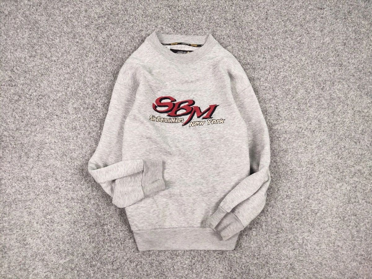 Other Vintage Sir Benni Miles New York Logo Crewneck Sweatshirt Size US S / EU 44-46 / 1 - 11 Thumbnail
