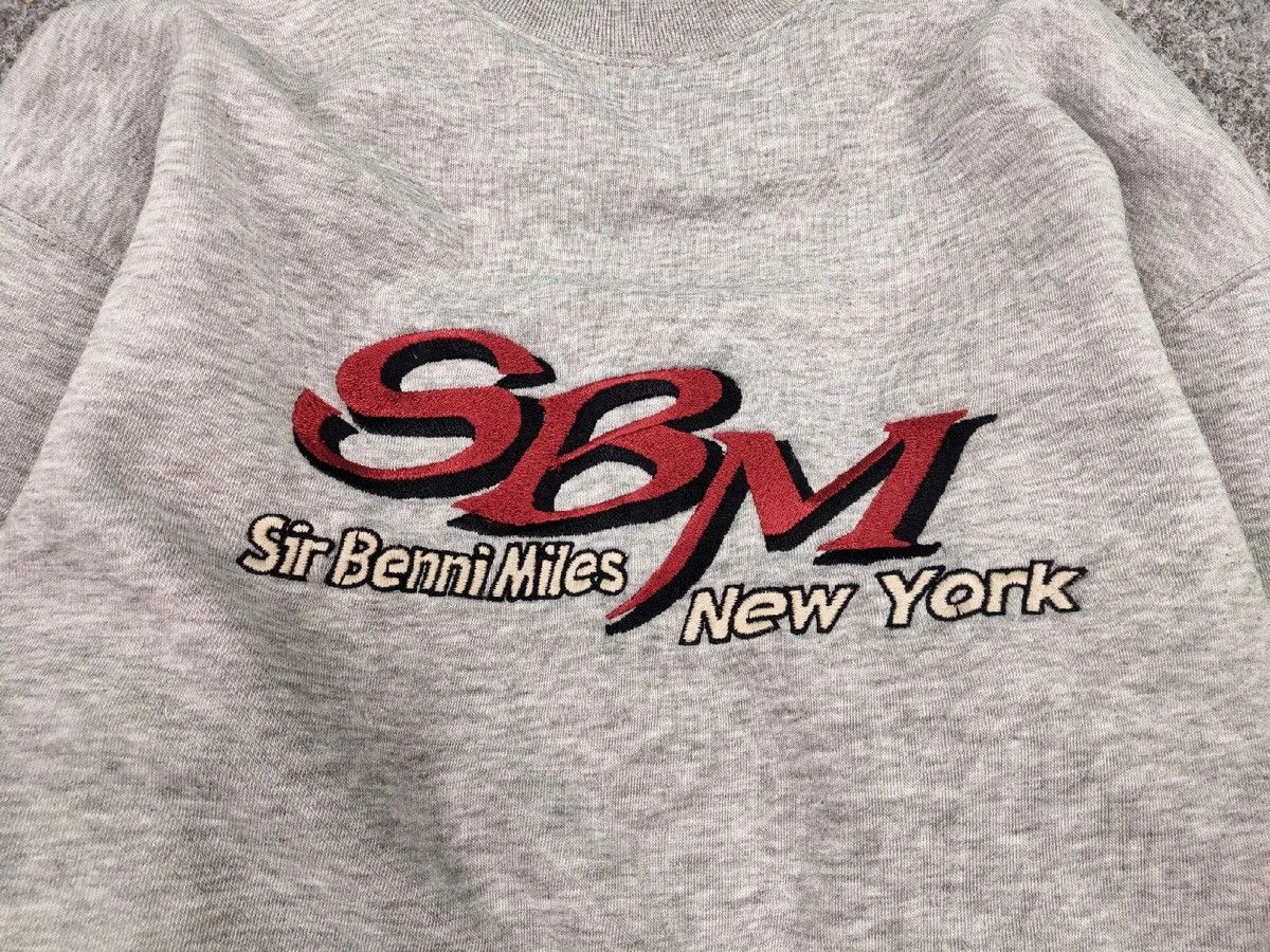 Other Vintage Sir Benni Miles New York Logo Crewneck Sweatshirt Size US S / EU 44-46 / 1 - 10 Thumbnail