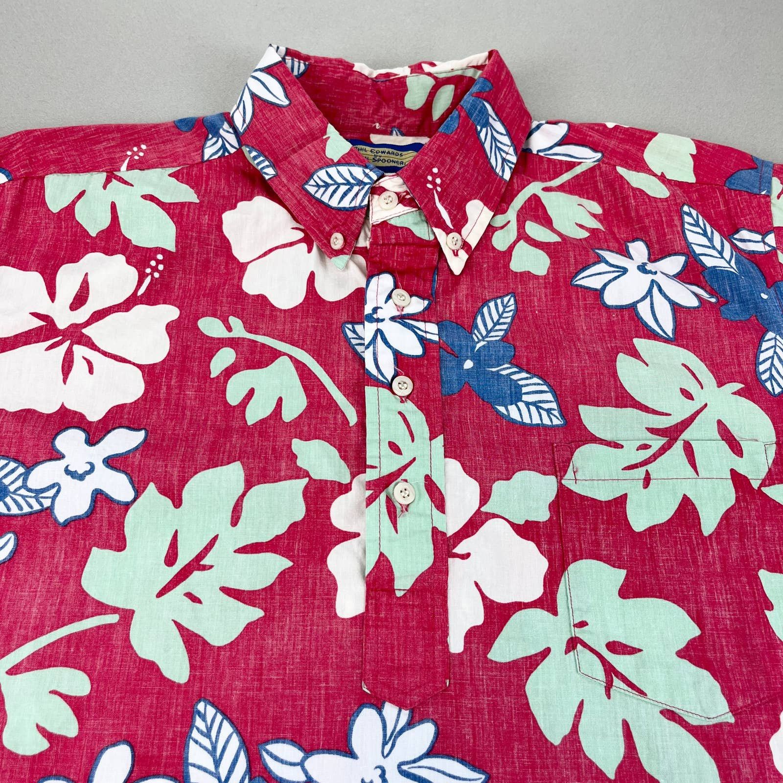 Reyn Spooner Reyn Spooner Phil Edwards Floral Hawaiian Shirt Adult ...