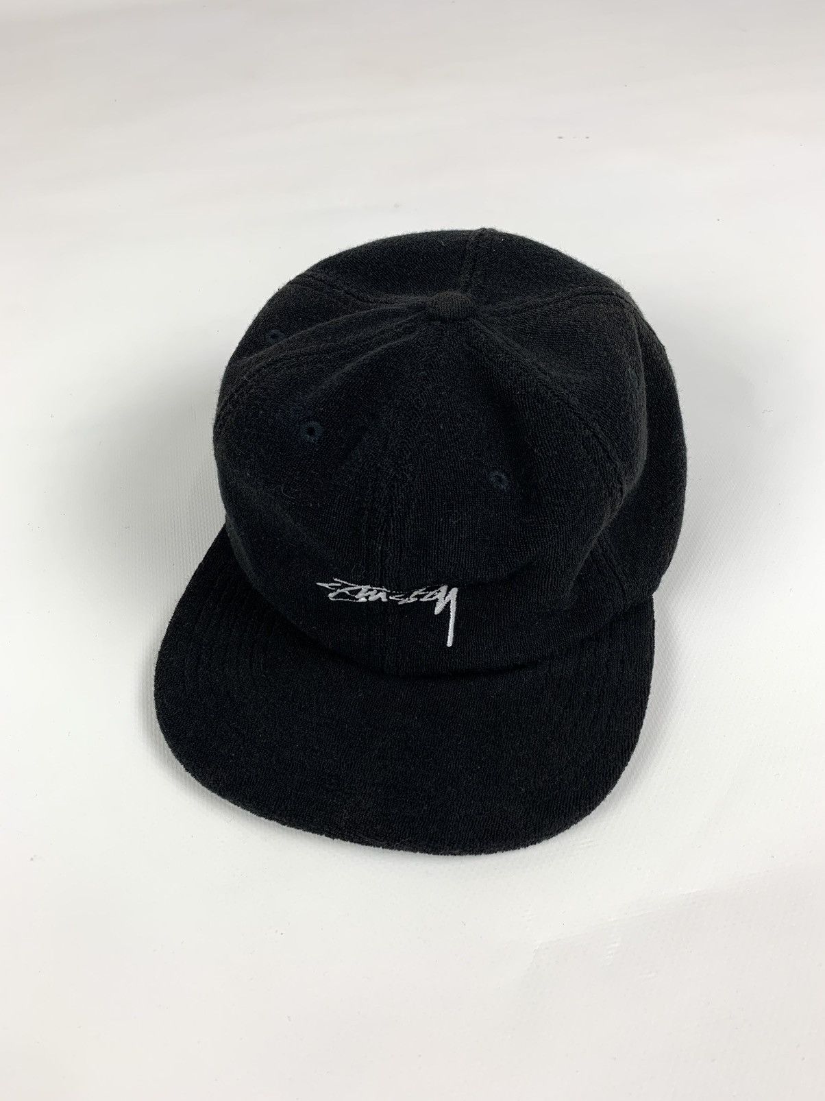 Vintage Stussy Terry Fleece Ball Cap SnapBack Hats