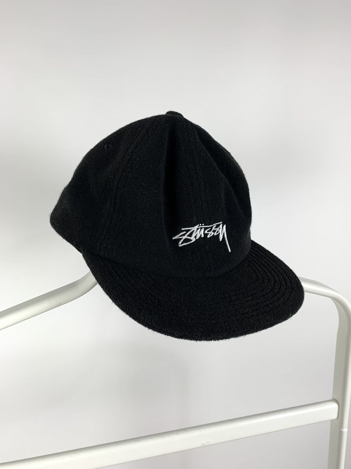 Vintage Stussy Terry Fleece Ball Cap SnapBack Hats