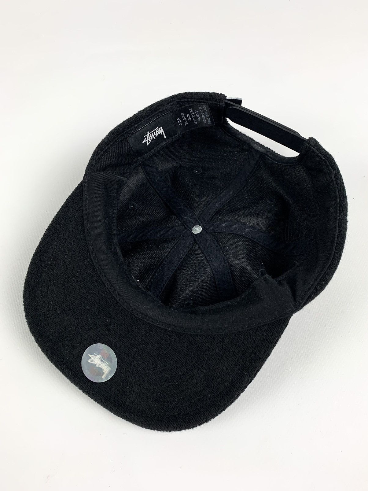 Vintage Stussy Terry Fleece Ball Cap SnapBack Hats