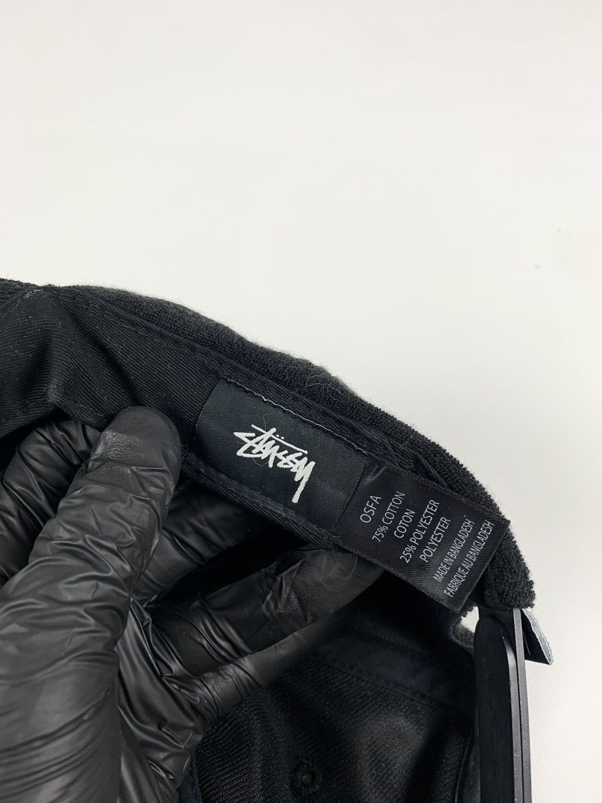 Vintage Stussy Terry Fleece Ball Cap SnapBack Hats