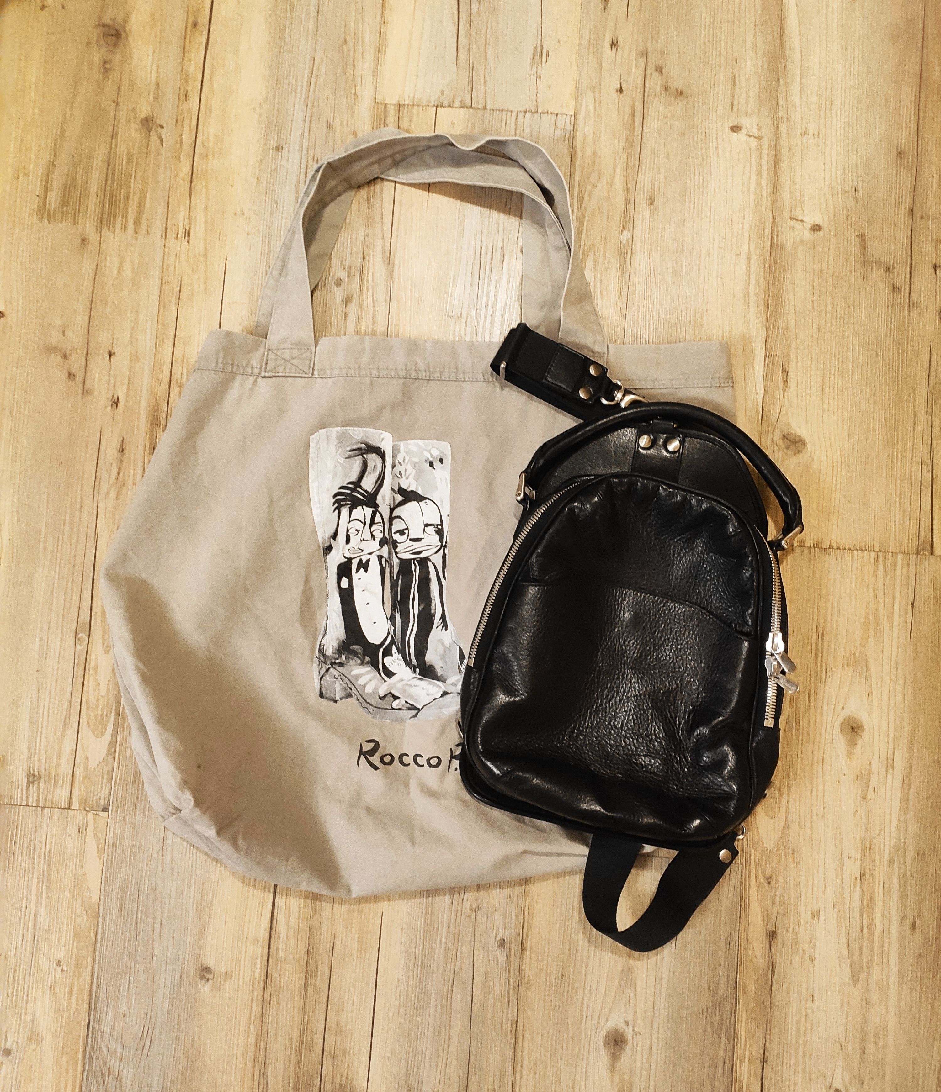 RoccoP Single strap leather backpack.Like Goyard or Hermes Size ONE SIZE - 2 Thumbnail