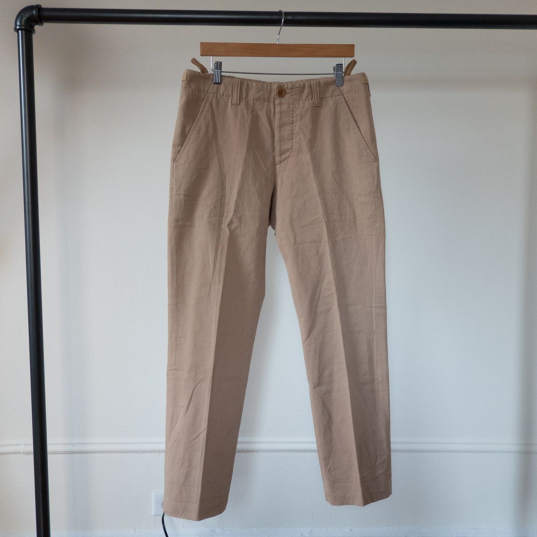 image of Helmut Lang Original Military Chinos in Tan, Men's (Size 32)
