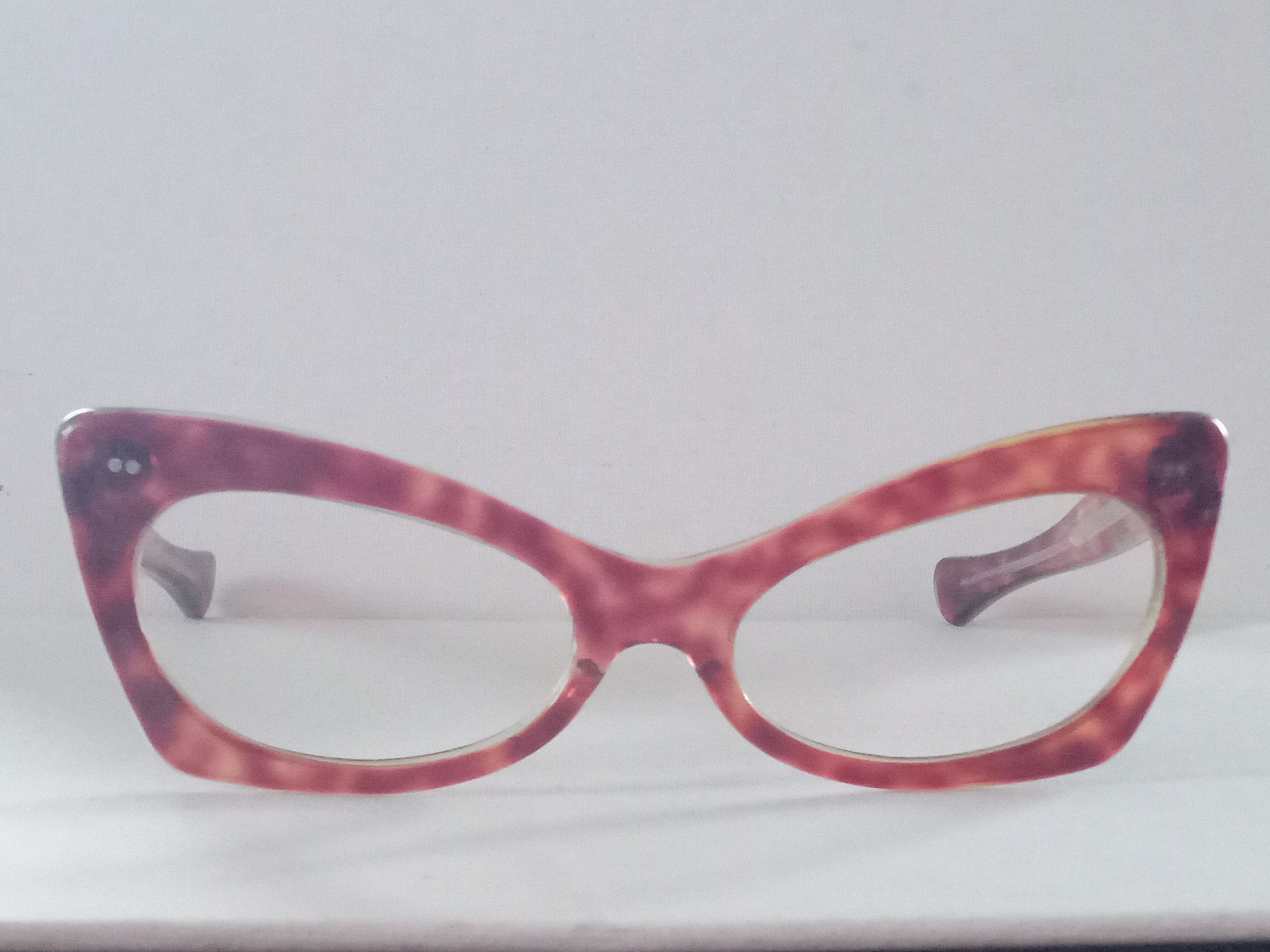 Vintage '58 MOD J.MANSFIELD PIN UP FAIT MAIN FRANCE 'LUNETTES ... Size ONE SIZE - 2 Thumbnail