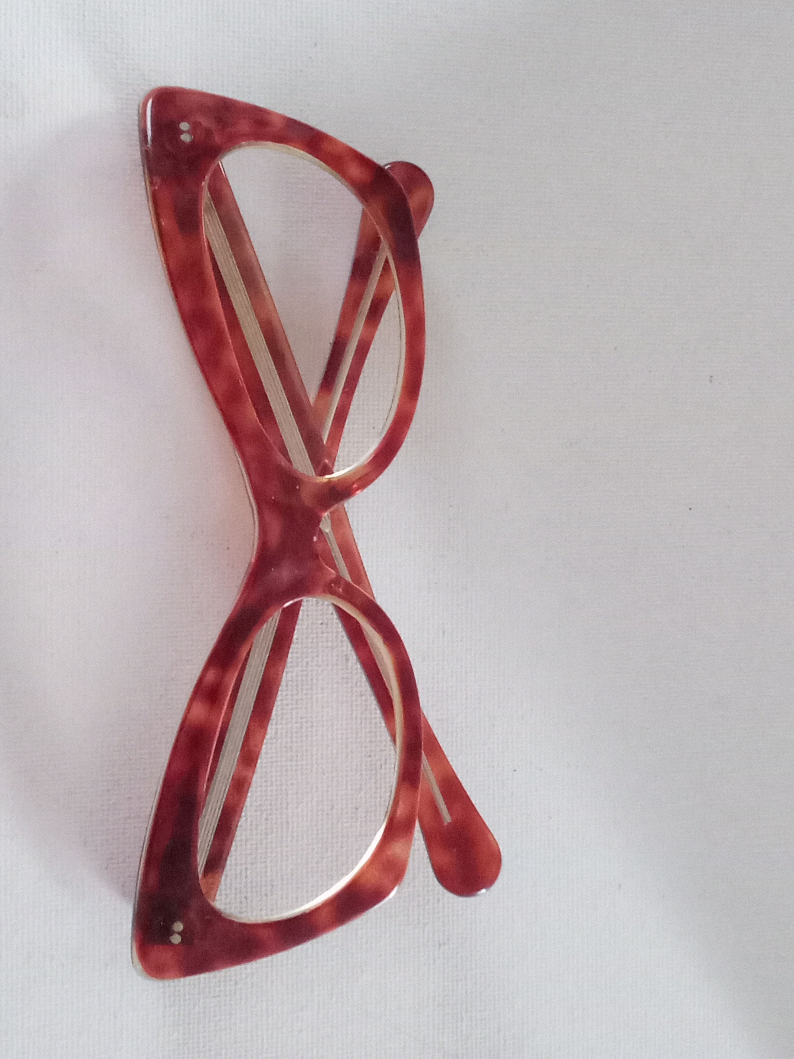 Vintage '58 MOD J.MANSFIELD PIN UP FAIT MAIN FRANCE 'LUNETTES ... Size ONE SIZE - 3 Thumbnail
