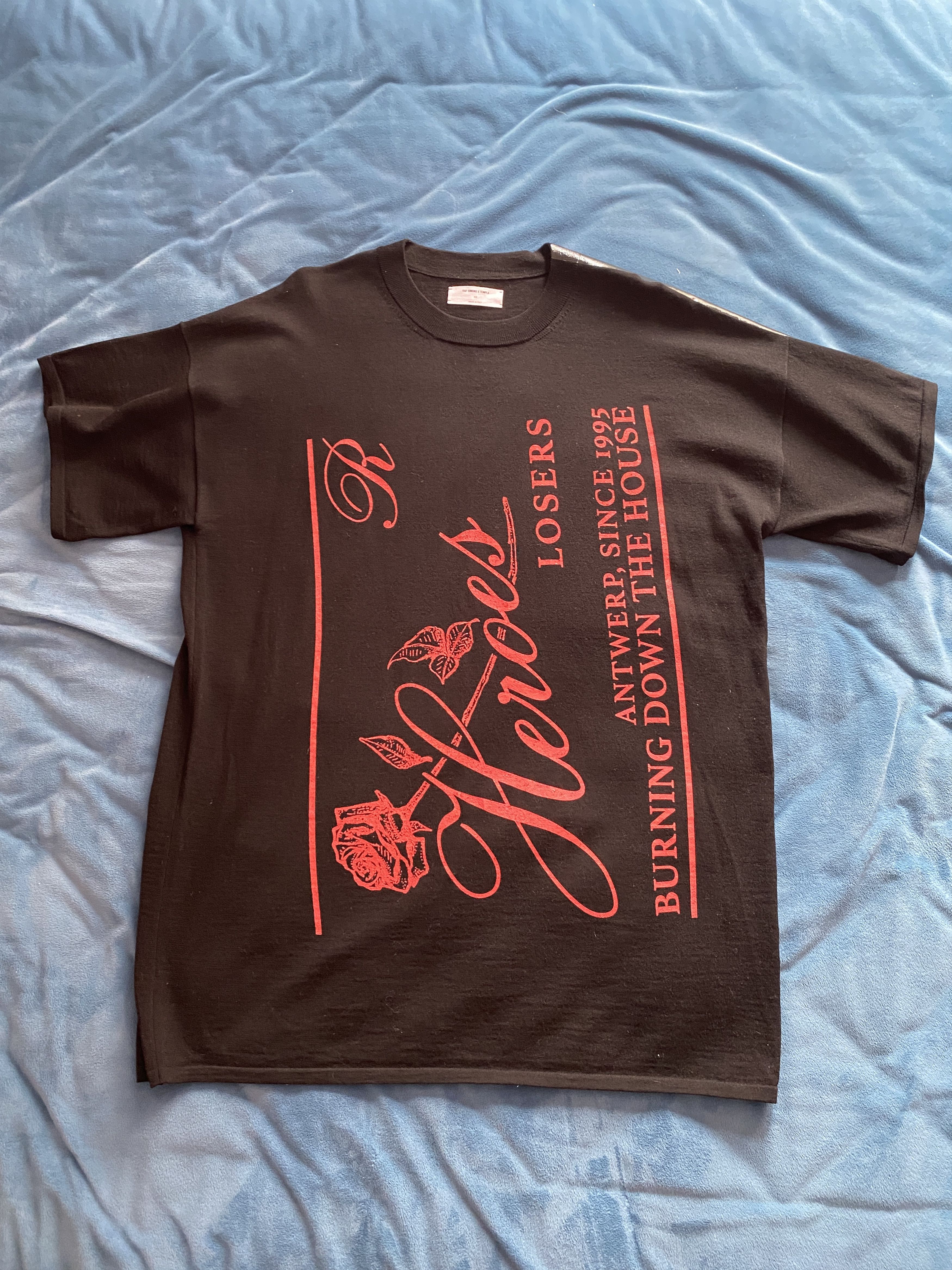 Raf by Raf Simons Raf Simons Heroes rose T-shirt Size US XS / EU 42 / 0 - 3 Thumbnail