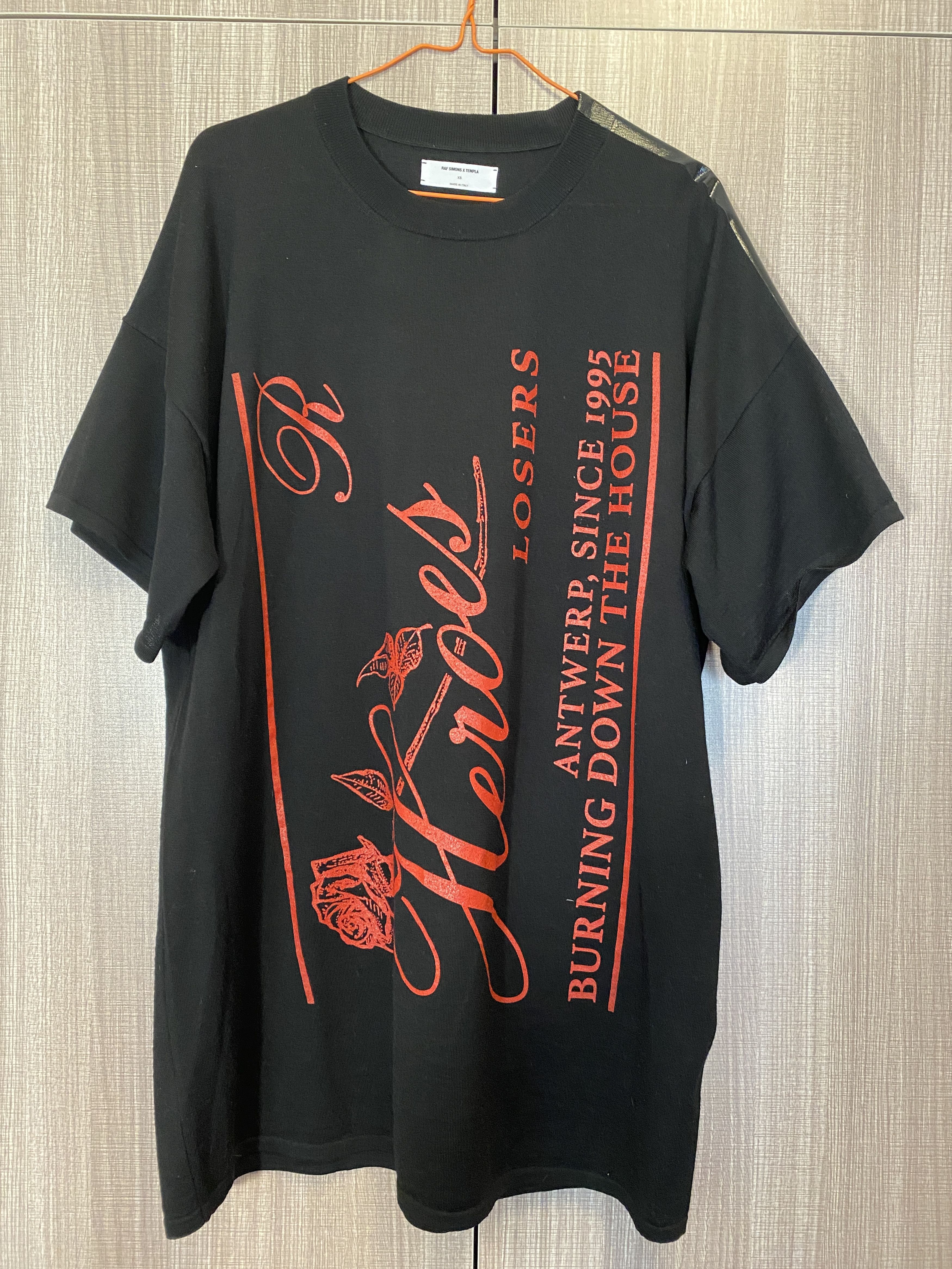 Raf by Raf Simons Raf Simons Heroes rose T-shirt Size US XS / EU 42 / 0 - 5 Thumbnail