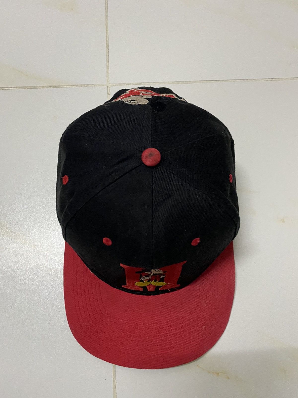 Mickey Mouse × Vintage Vintage Mickey Mouse SnapBack Hat 90s Size ONE SIZE - 3 Thumbnail