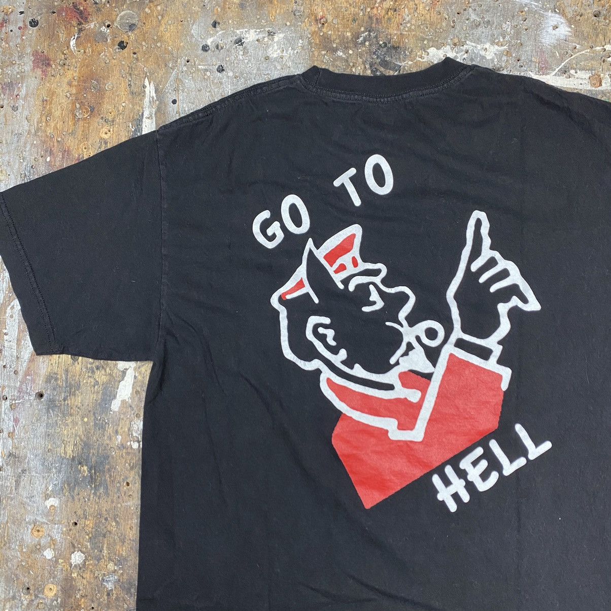 Superrradical Superrradical “Go to Hell” Tee | Grailed