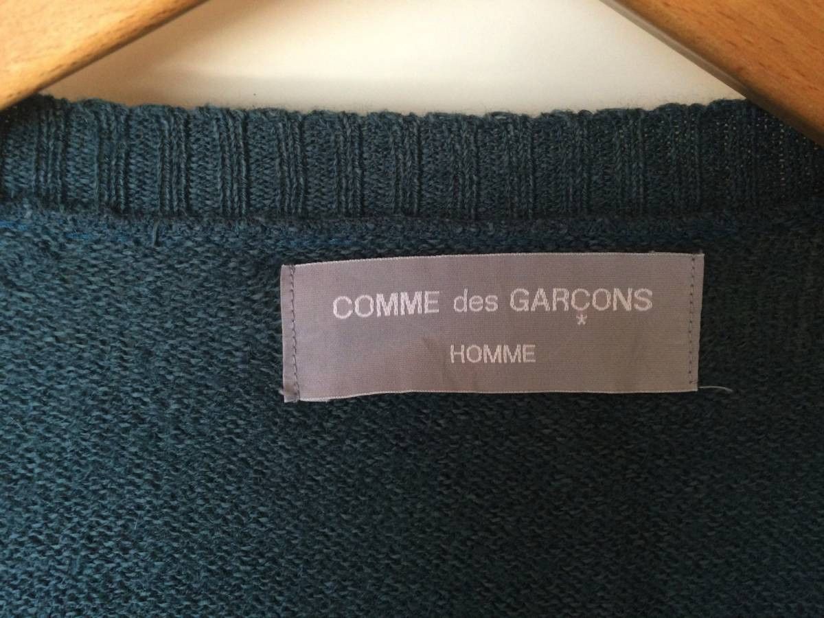 Comme des Garcons A/W 2000 Homme Wool & Japanese paper mixed knit Size US L / EU 52-54 / 3 - 5 Thumbnail