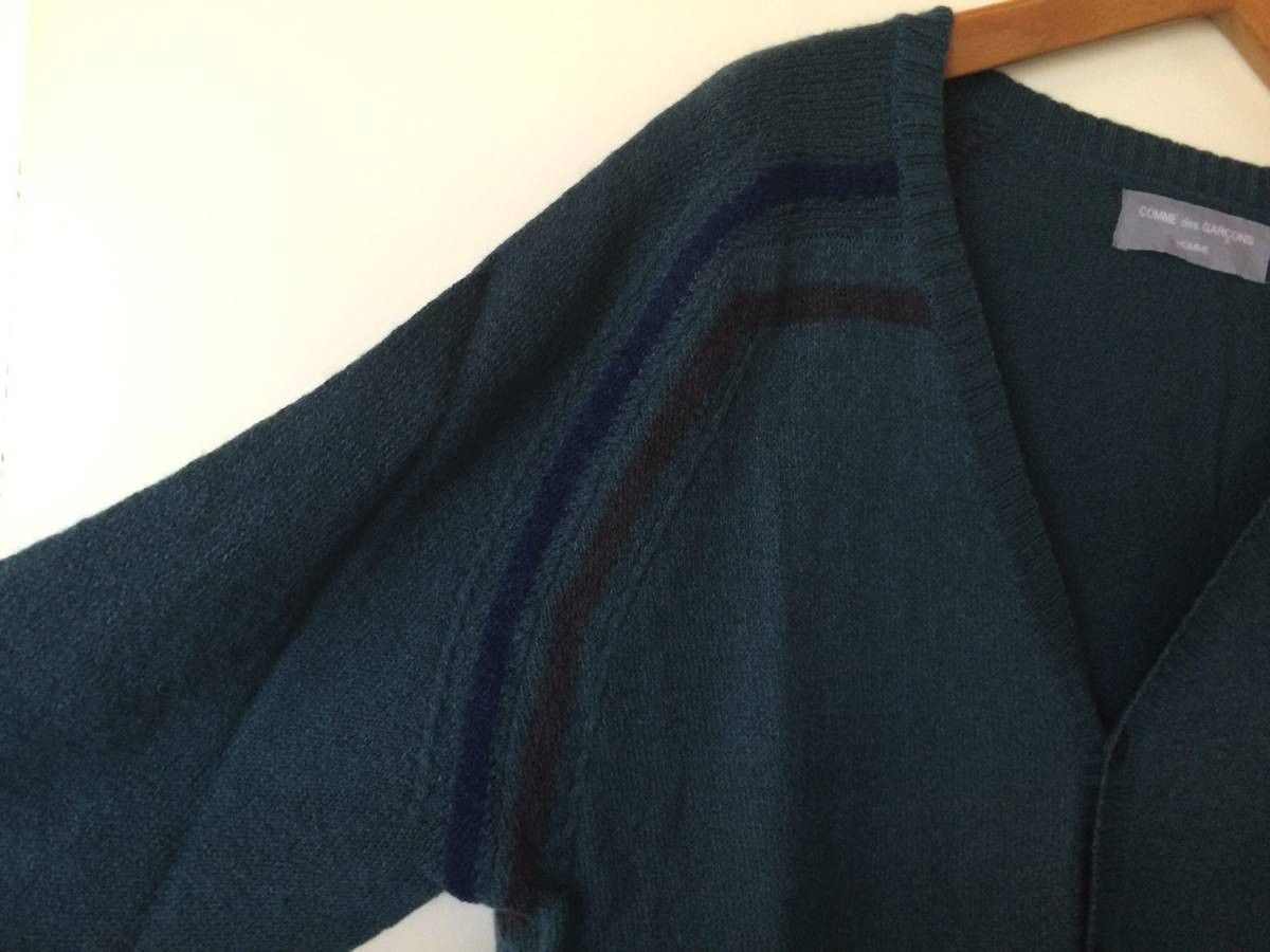 Comme des Garcons A/W 2000 Homme Wool & Japanese paper mixed knit Size US L / EU 52-54 / 3 - 3 Thumbnail