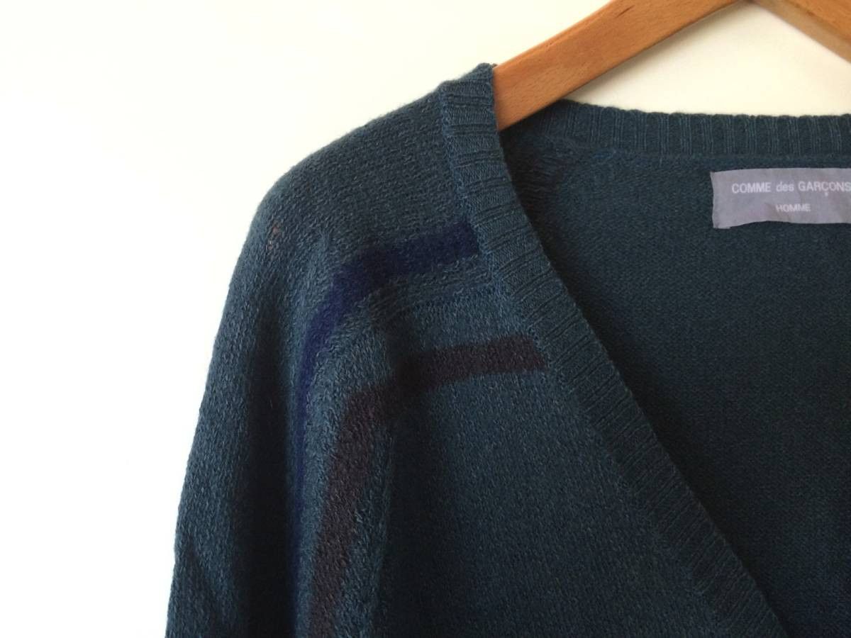 Comme des Garcons A/W 2000 Homme Wool & Japanese paper mixed knit Size US L / EU 52-54 / 3 - 2 Thumbnail