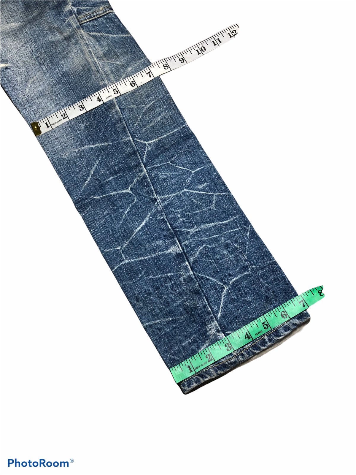 If Six Was Nine Double Waist Patches Twist Denim by Nylaus Size US 29 - 10 Thumbnail
