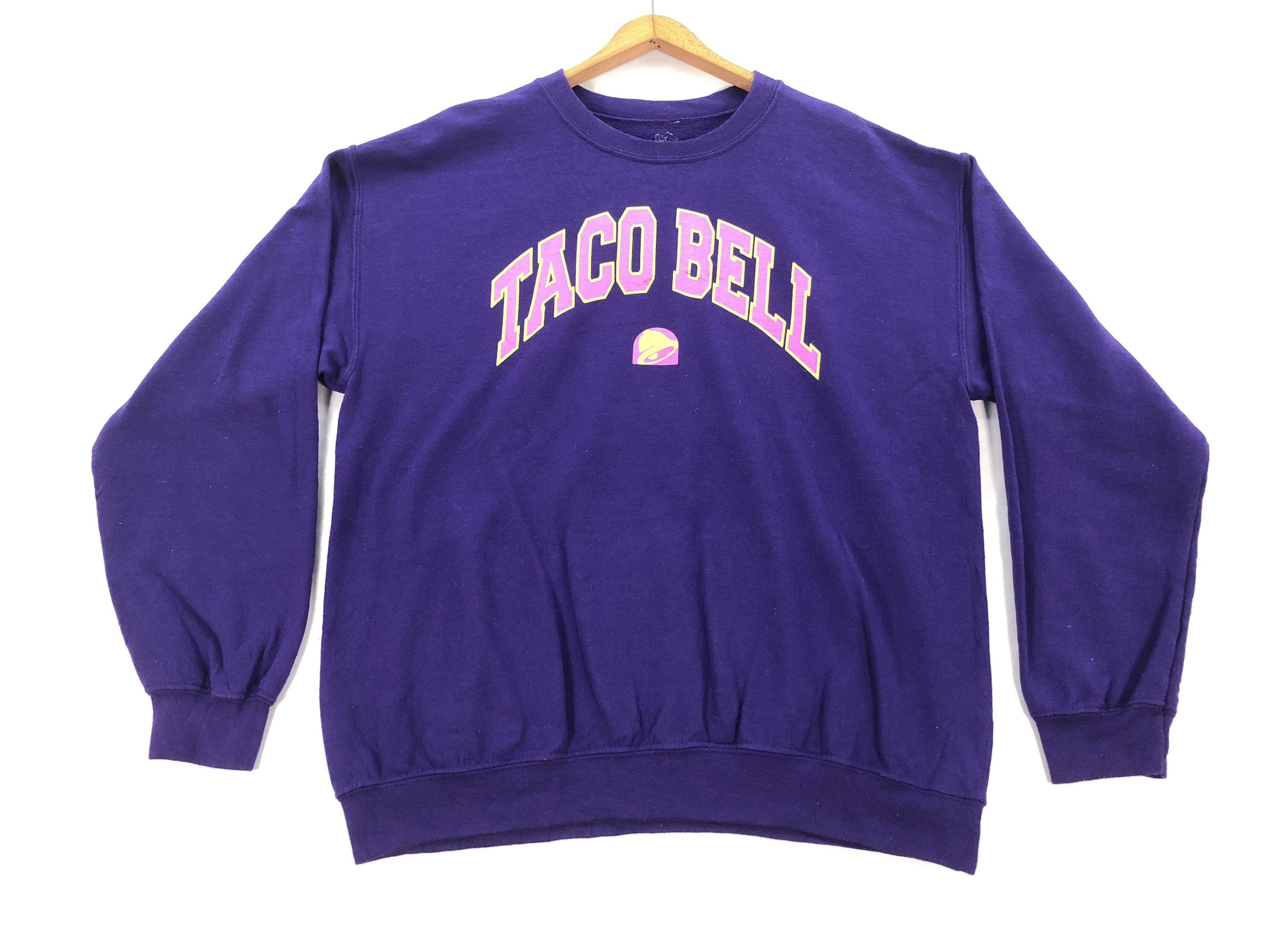 TACO BELL Crewneck Sweatshirt Logo Promo