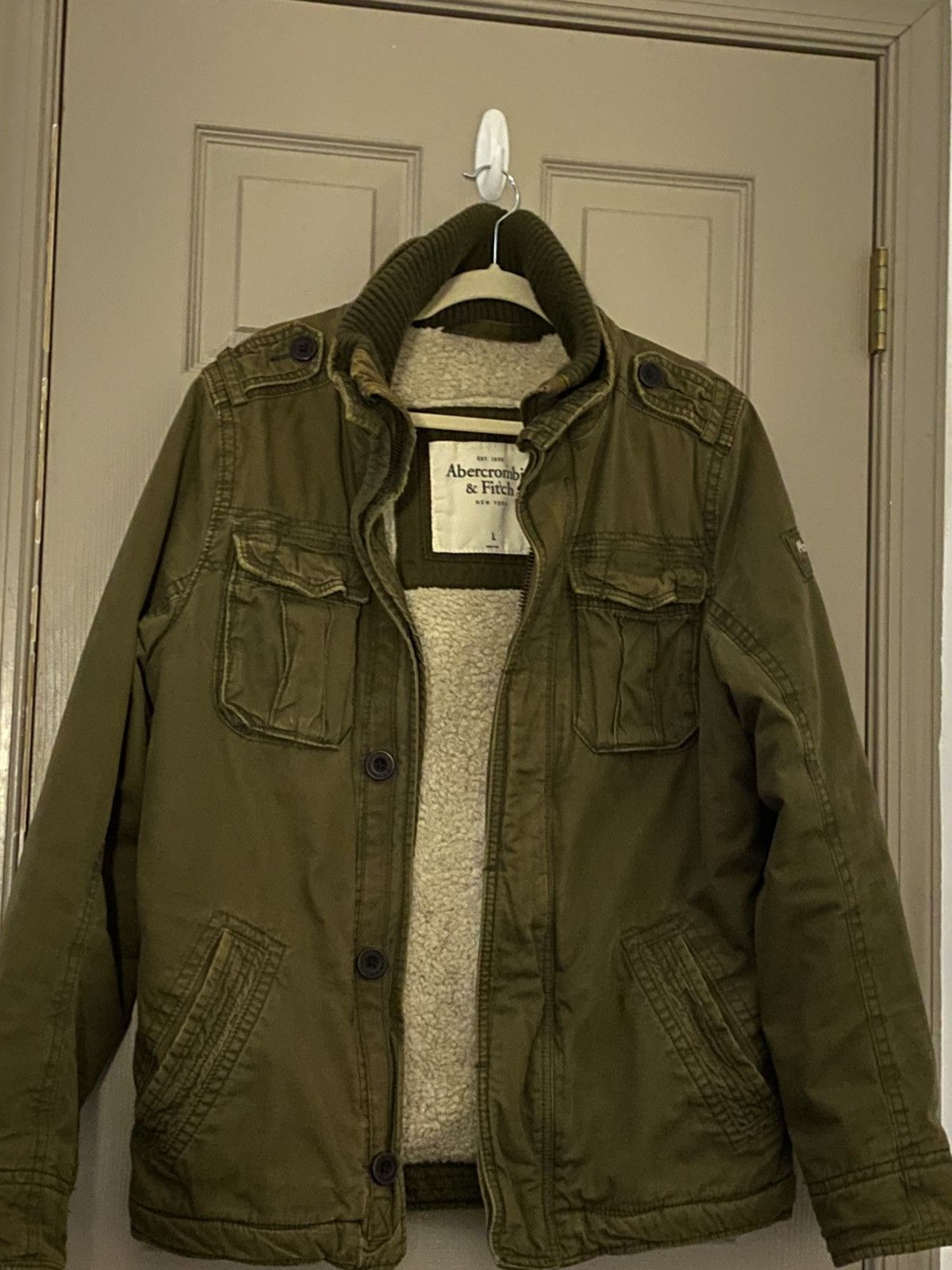 Abercrombie military jacket sale