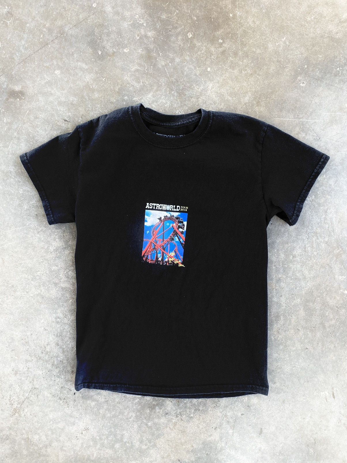 Travis Scott Travis Scott Astroworld Rollercoaster Black Tee Small ❄️TS Size US S / EU 44-46 / 1 - 3 Thumbnail