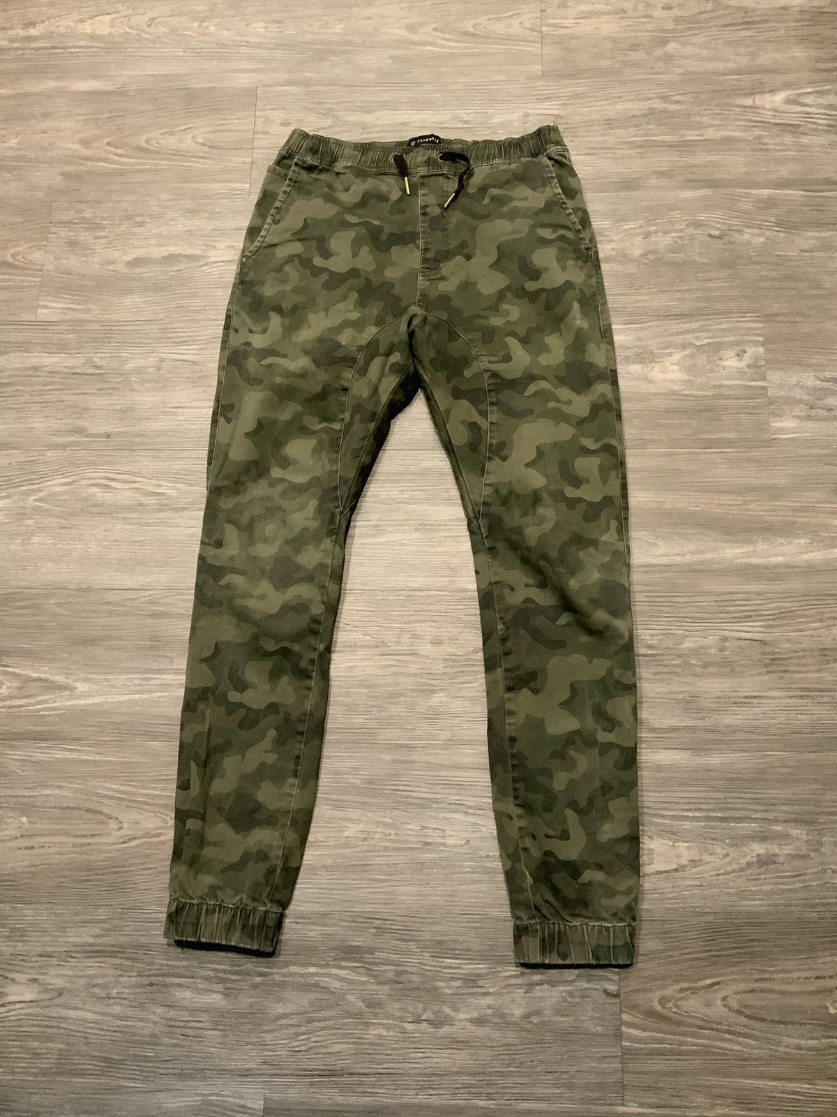 Zanerobe Zanerobe Sureshot Green Camo Camouflage Slim Jogger Pants Grailed