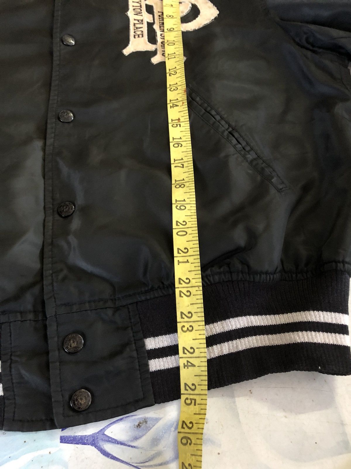 Japanese Brand Rare Vintage Distressed PPFM Varsity Jaclet Size US L / EU 52-54 / 3 - 8 Thumbnail