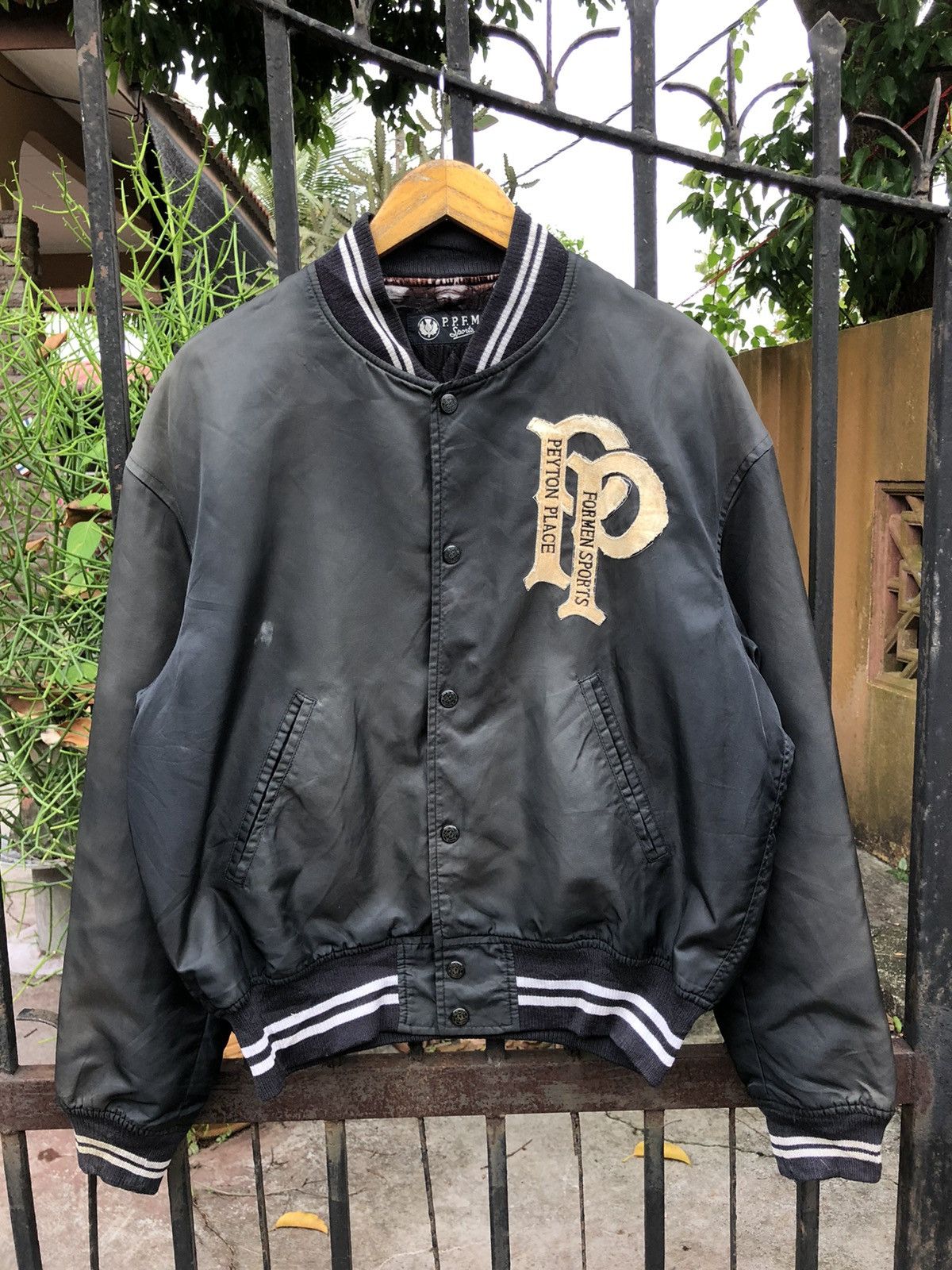 Japanese Brand Rare Vintage Distressed PPFM Varsity Jaclet Size US L / EU 52-54 / 3 - 2 Thumbnail