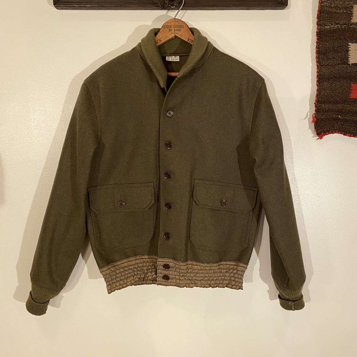 BUZZ RICKSON'S PARATROOP WOOL JACKET/L
