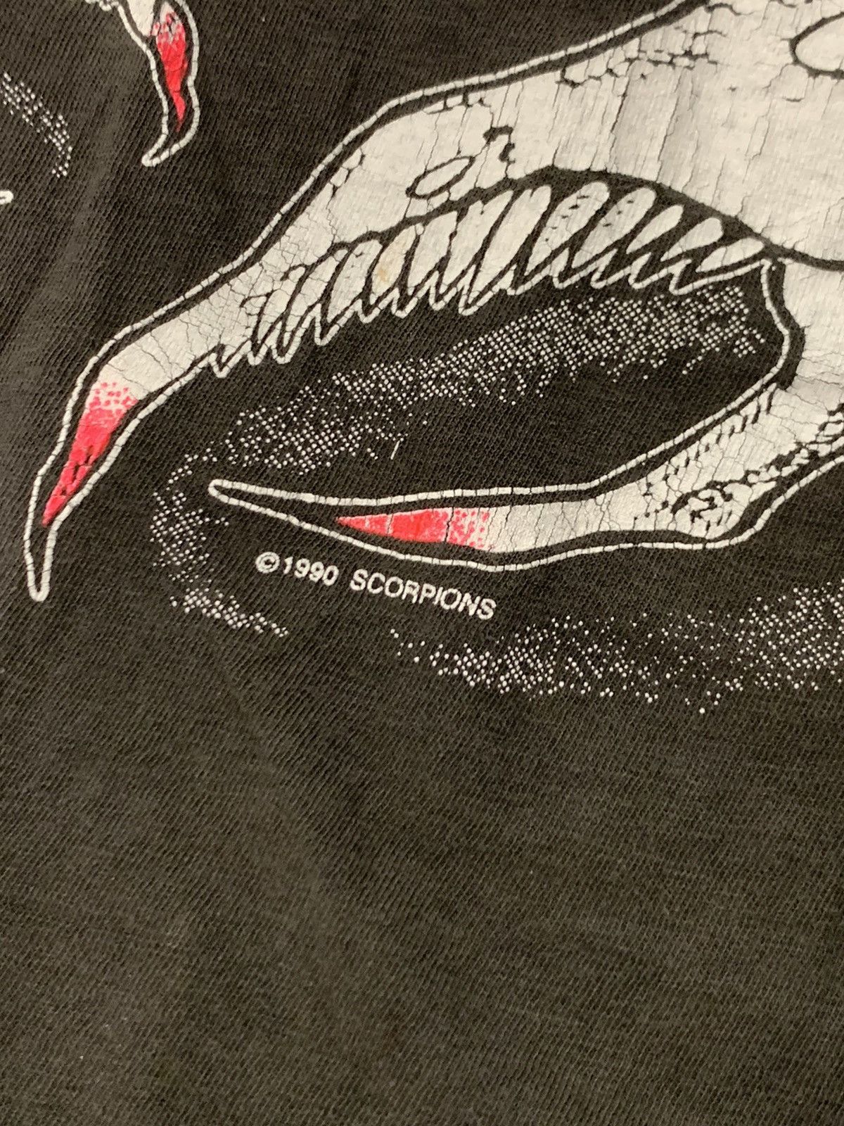 Vintage 1990-91 Scorpions Tease Me Please Me Tour Tee