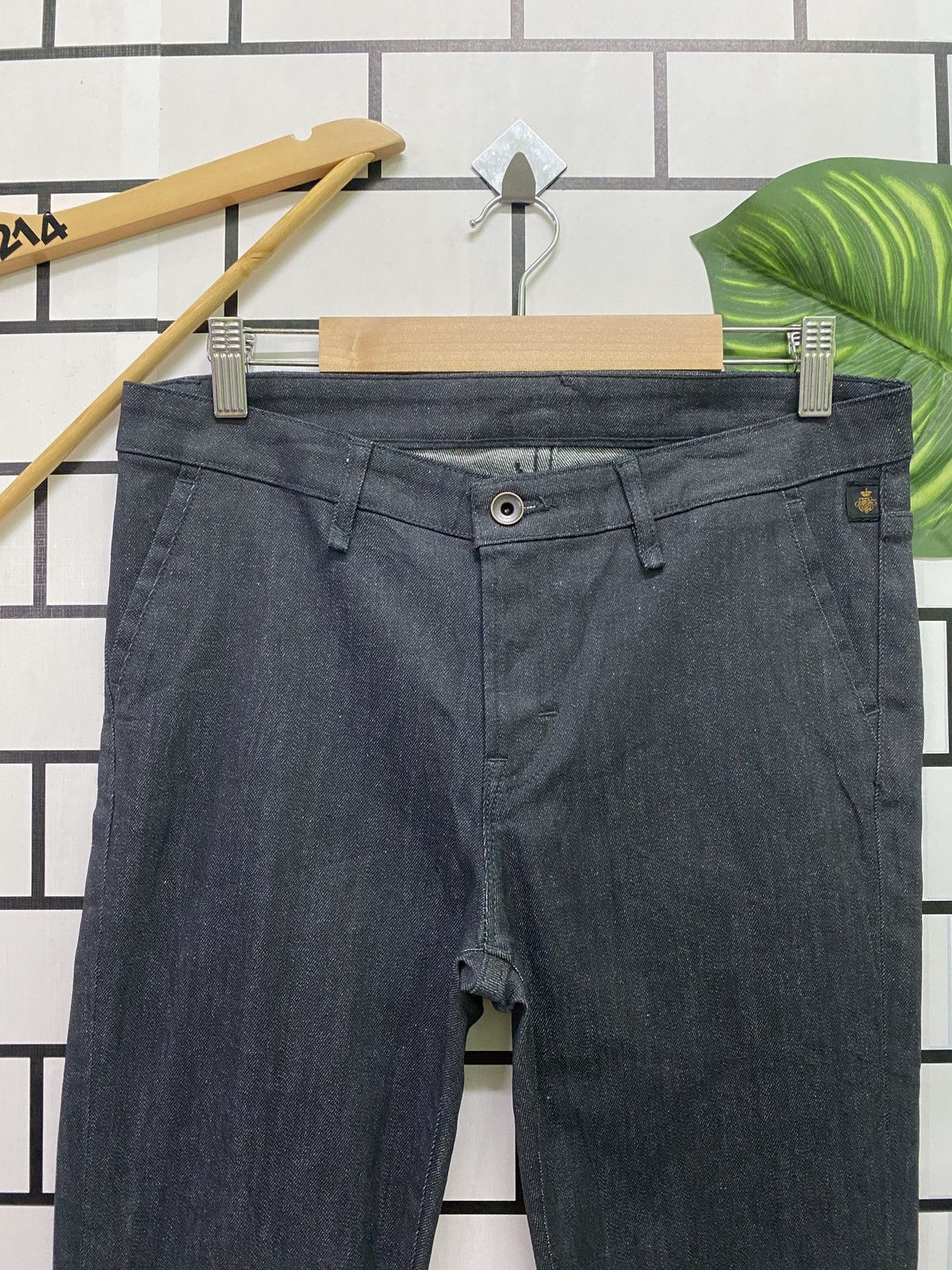 Japanese Brand × Other Japan THE 1St FLOOR Waxed Low Rise Skinny Pants Size US 30 / EU 46 - 3 Thumbnail