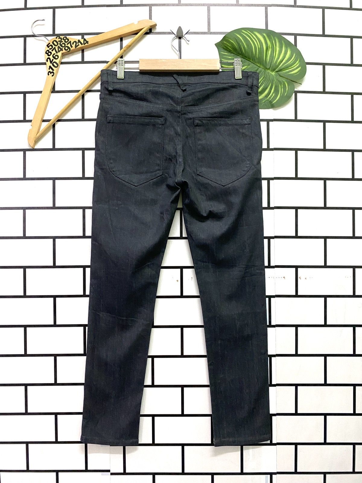 Japanese Brand × Other Japan THE 1St FLOOR Waxed Low Rise Skinny Pants Size US 30 / EU 46 - 2 Thumbnail