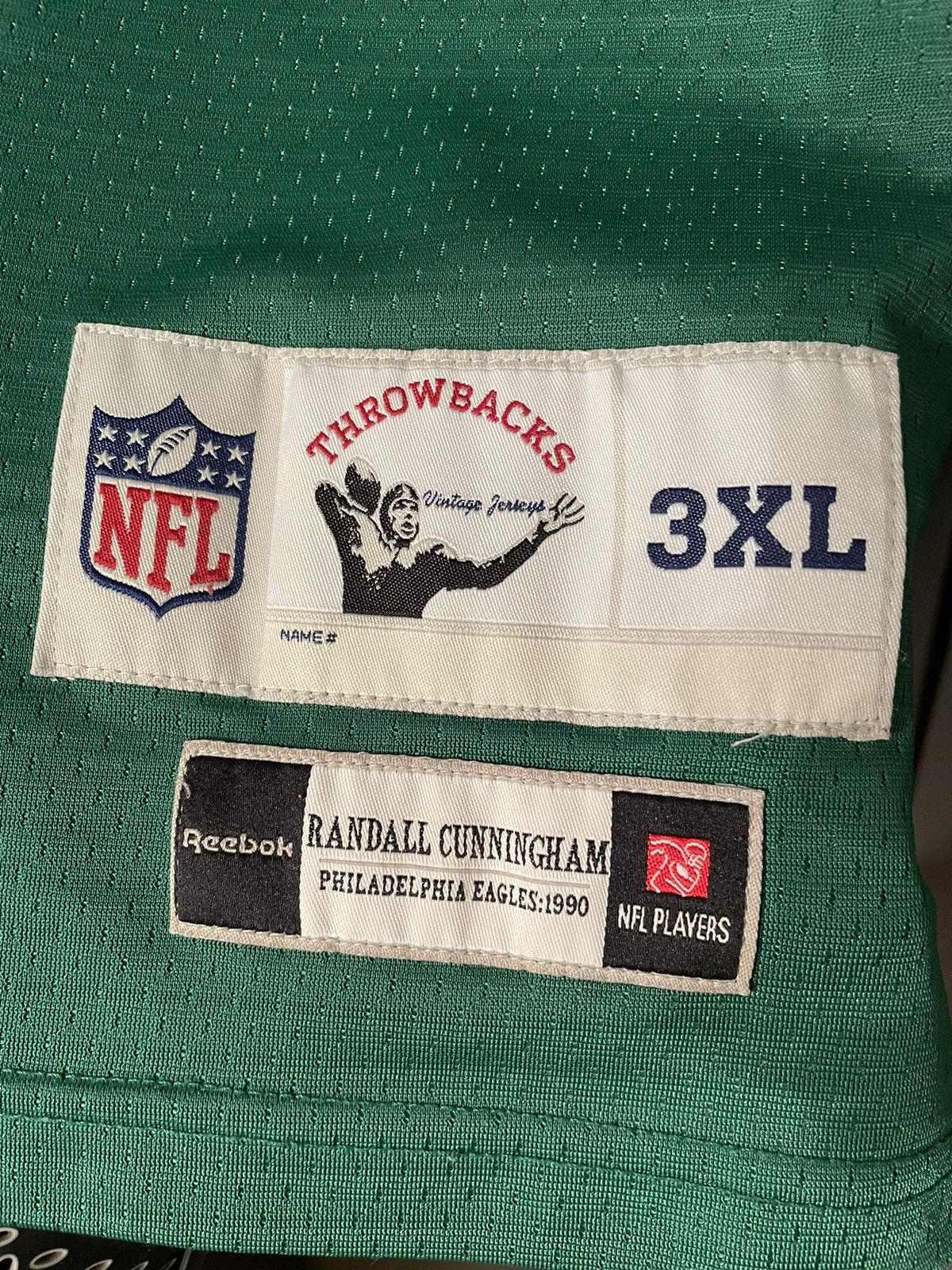 Randall Cunningham on sale Throwback Reebok Jersey