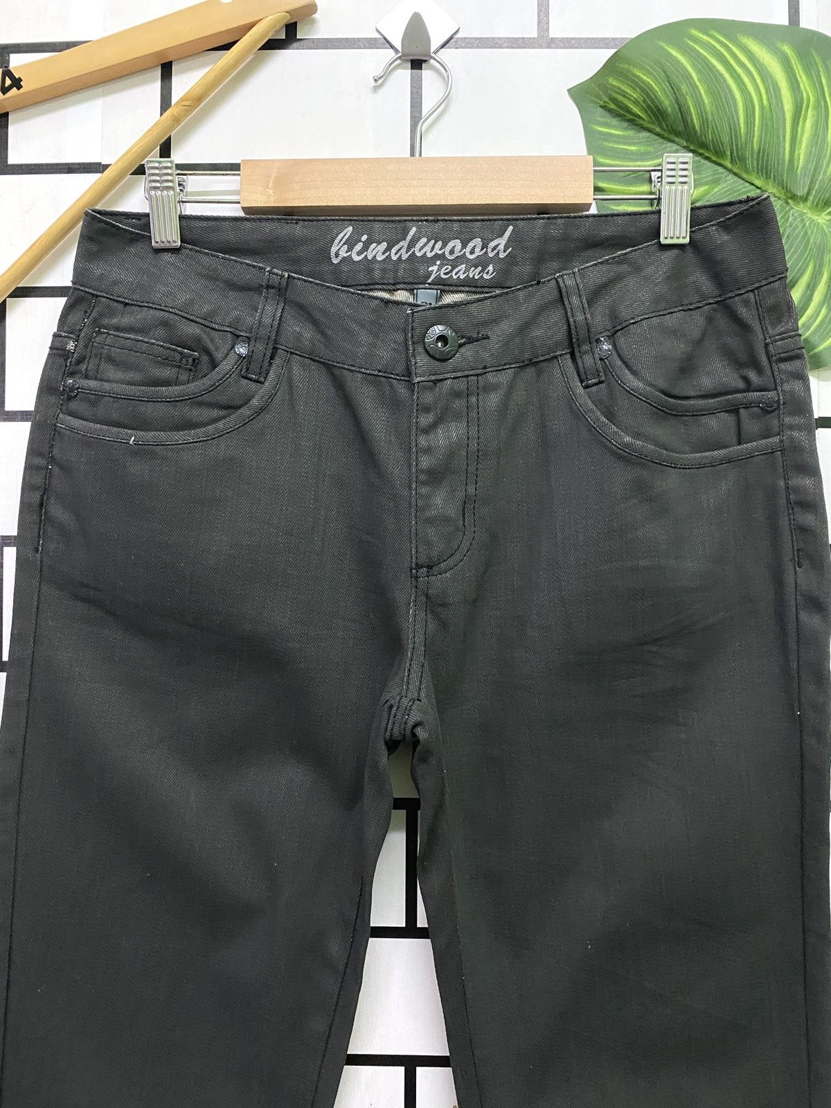 Designer × Japanese Brand × Other Japanese BINDWOOD JEANS Waxed Low Rises Pant Size US 30 / EU 46 - 3 Thumbnail