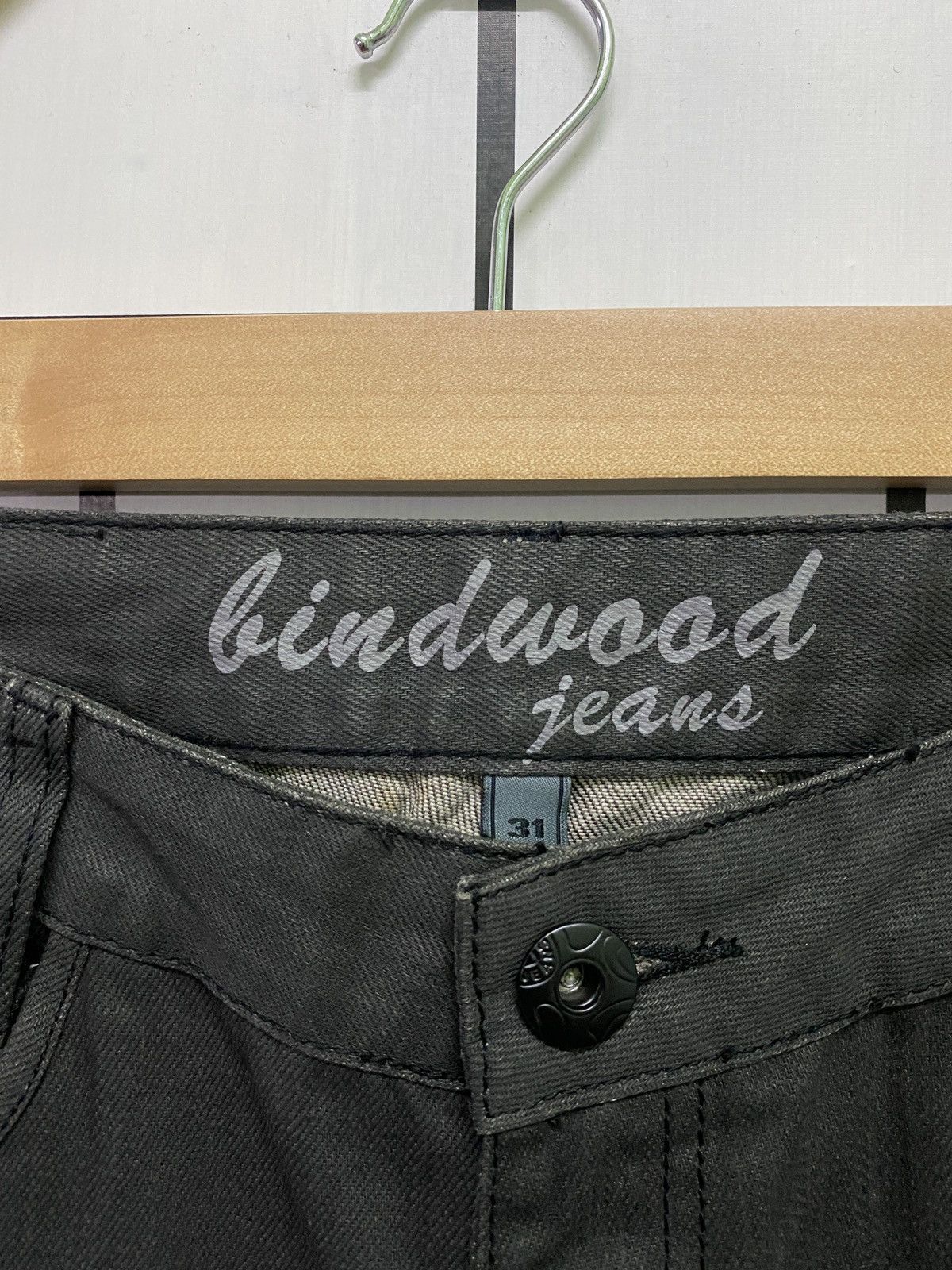 Designer × Japanese Brand × Other Japanese BINDWOOD JEANS Waxed Low Rises Pant Size US 30 / EU 46 - 10 Thumbnail