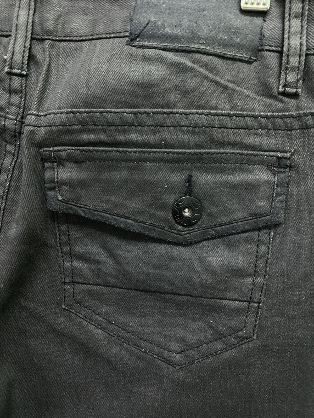 Designer × Japanese Brand × Other Japanese BINDWOOD JEANS Waxed Low Rises Pant Size US 30 / EU 46 - 20 Thumbnail