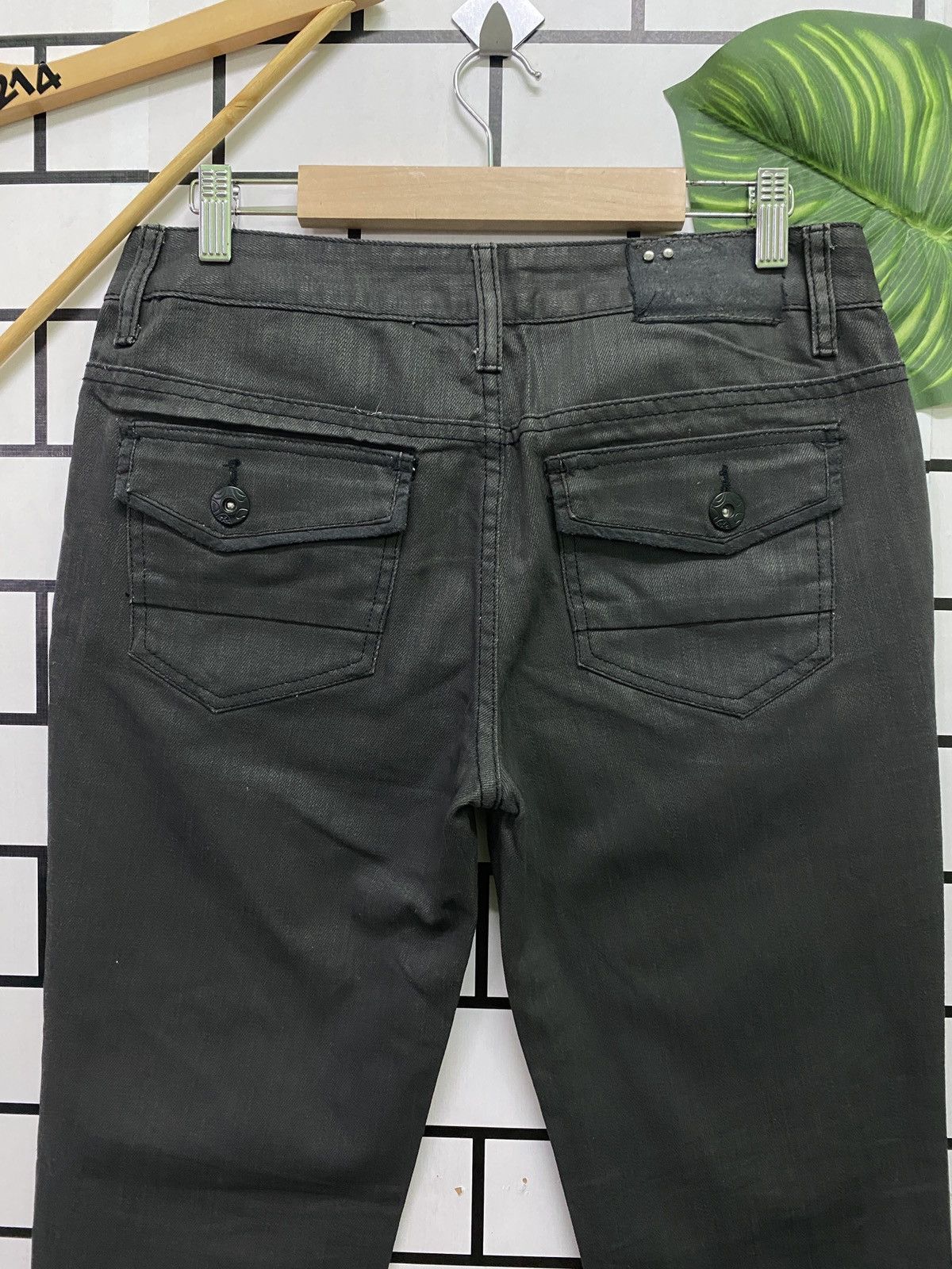 Designer × Japanese Brand × Other Japanese BINDWOOD JEANS Waxed Low Rises Pant Size US 30 / EU 46 - 13 Thumbnail
