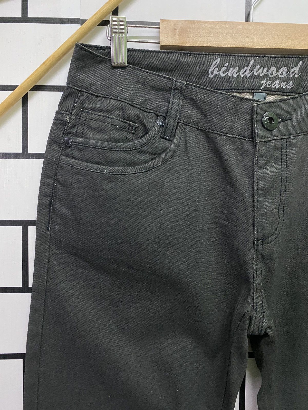 Designer × Japanese Brand × Other Japanese BINDWOOD JEANS Waxed Low Rises Pant Size US 30 / EU 46 - 4 Thumbnail