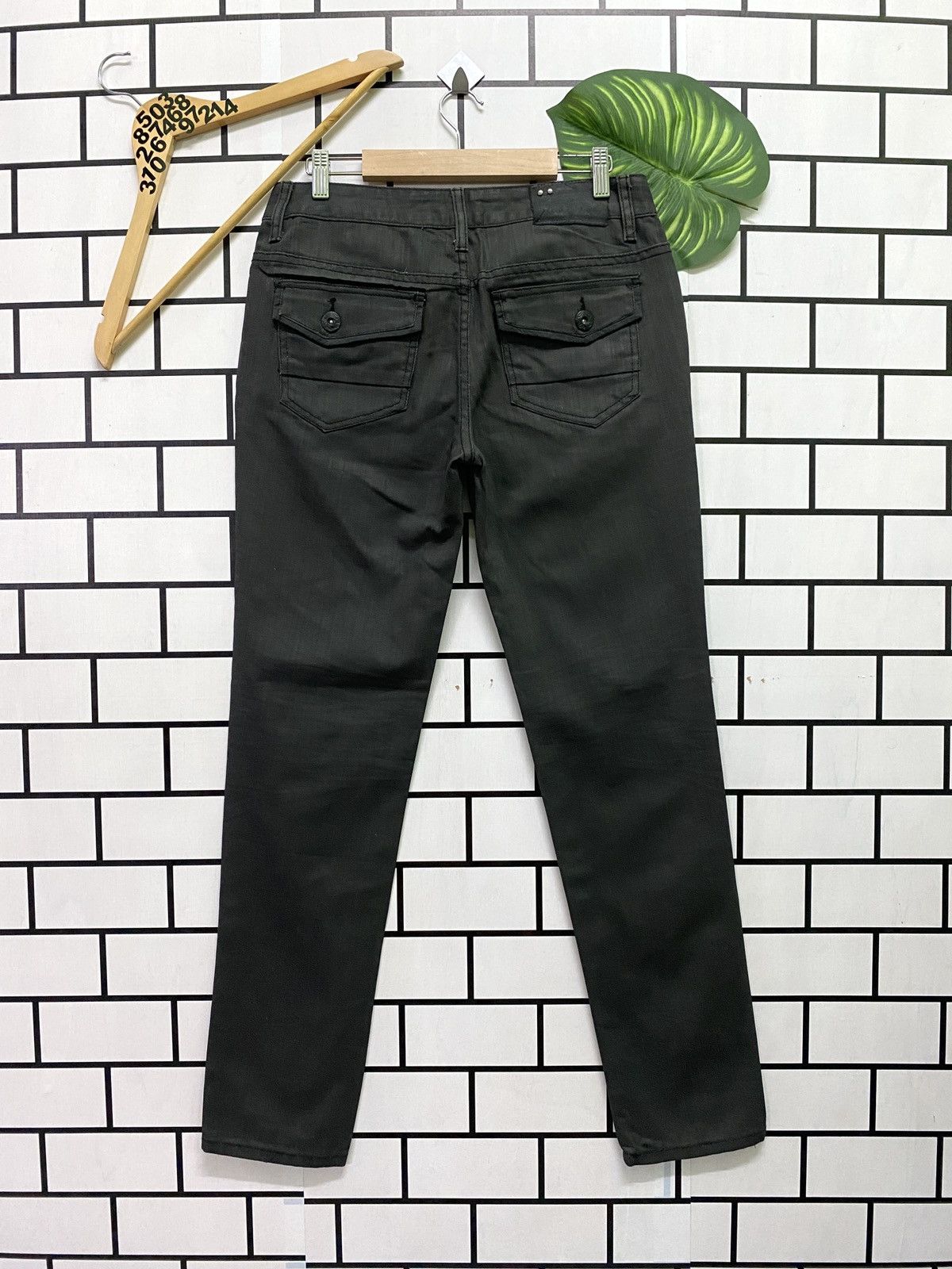 Designer × Japanese Brand × Other Japanese BINDWOOD JEANS Waxed Low Rises Pant Size US 30 / EU 46 - 2 Thumbnail