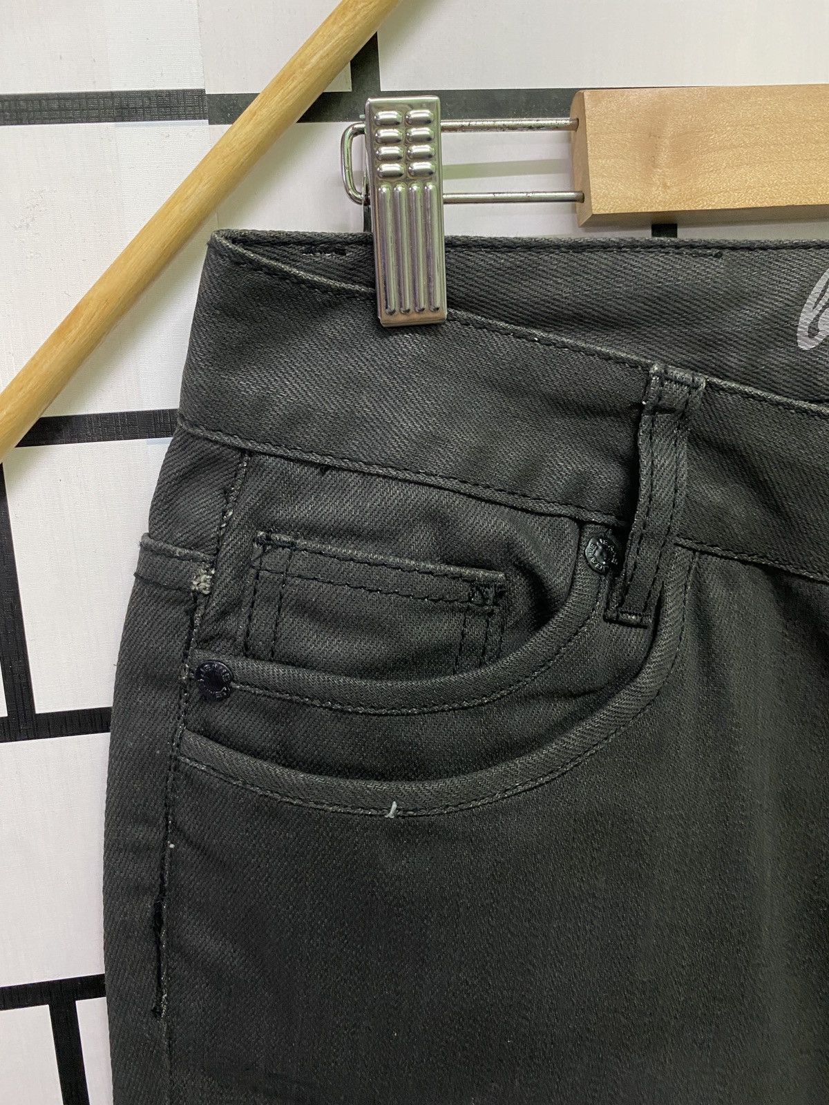 Designer × Japanese Brand × Other Japanese BINDWOOD JEANS Waxed Low Rises Pant Size US 30 / EU 46 - 11 Thumbnail