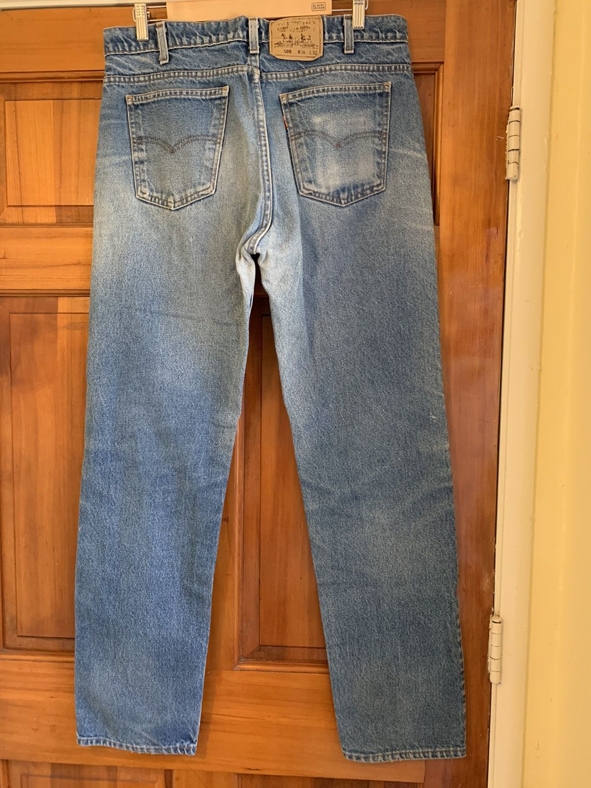 Levi's × Vintage *RARE* Vintage Levi’s 505 Orange Tab USA Made Denim Jeans Size US 36 / EU 52 - 2 Thumbnail
