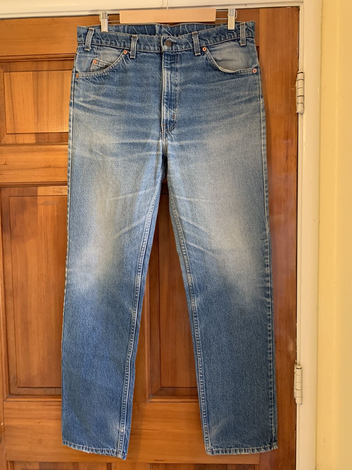 Levi's × Vintage *RARE* Vintage Levi’s 505 Orange Tab USA Made Denim Jeans Size US 36 / EU 52 - 1 Thumbnail