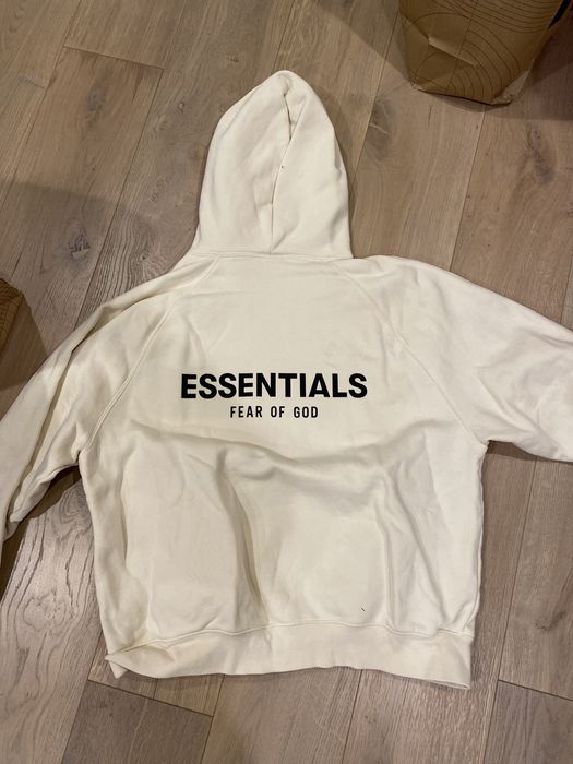 Fear of God Buttercream Essentials Hoodie | Grailed