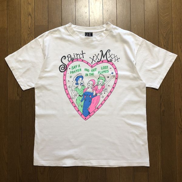 Japanese Brand Saint Michael Heart Tee | Grailed