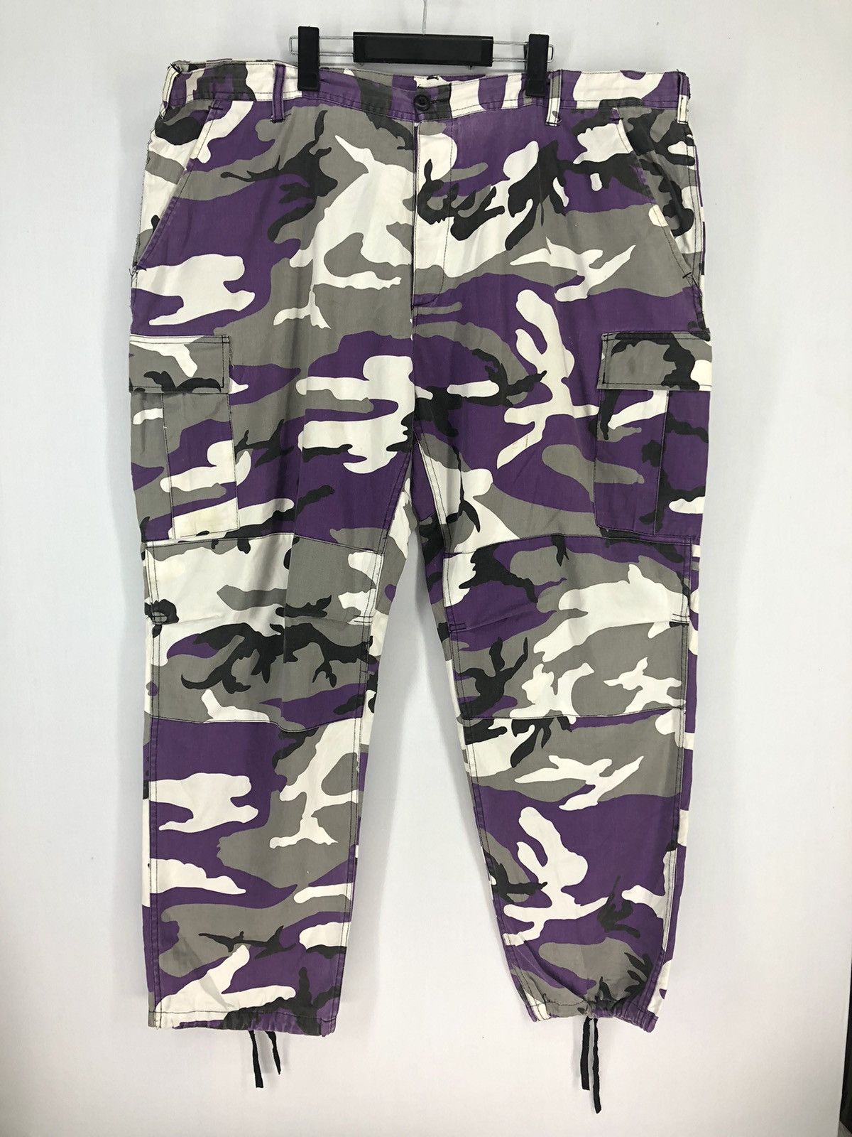 Hunter BIG SIZE 44! MILITARY PURPLE CAMO BAGGY CARGO PANTS Size US 44 / EU 60 - 1 Thumbnail